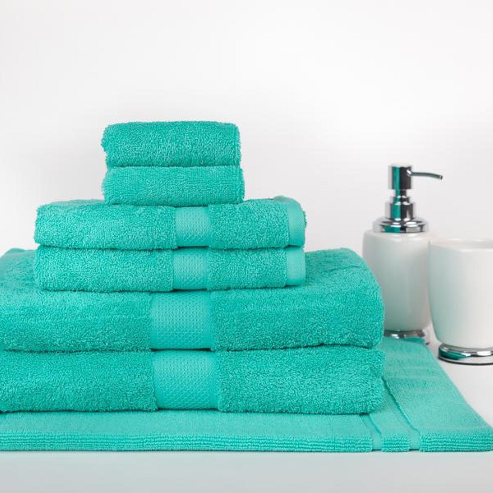 100 Premium Combed Cotton Extra Large Bath Sheet Towel Set 7pc Set