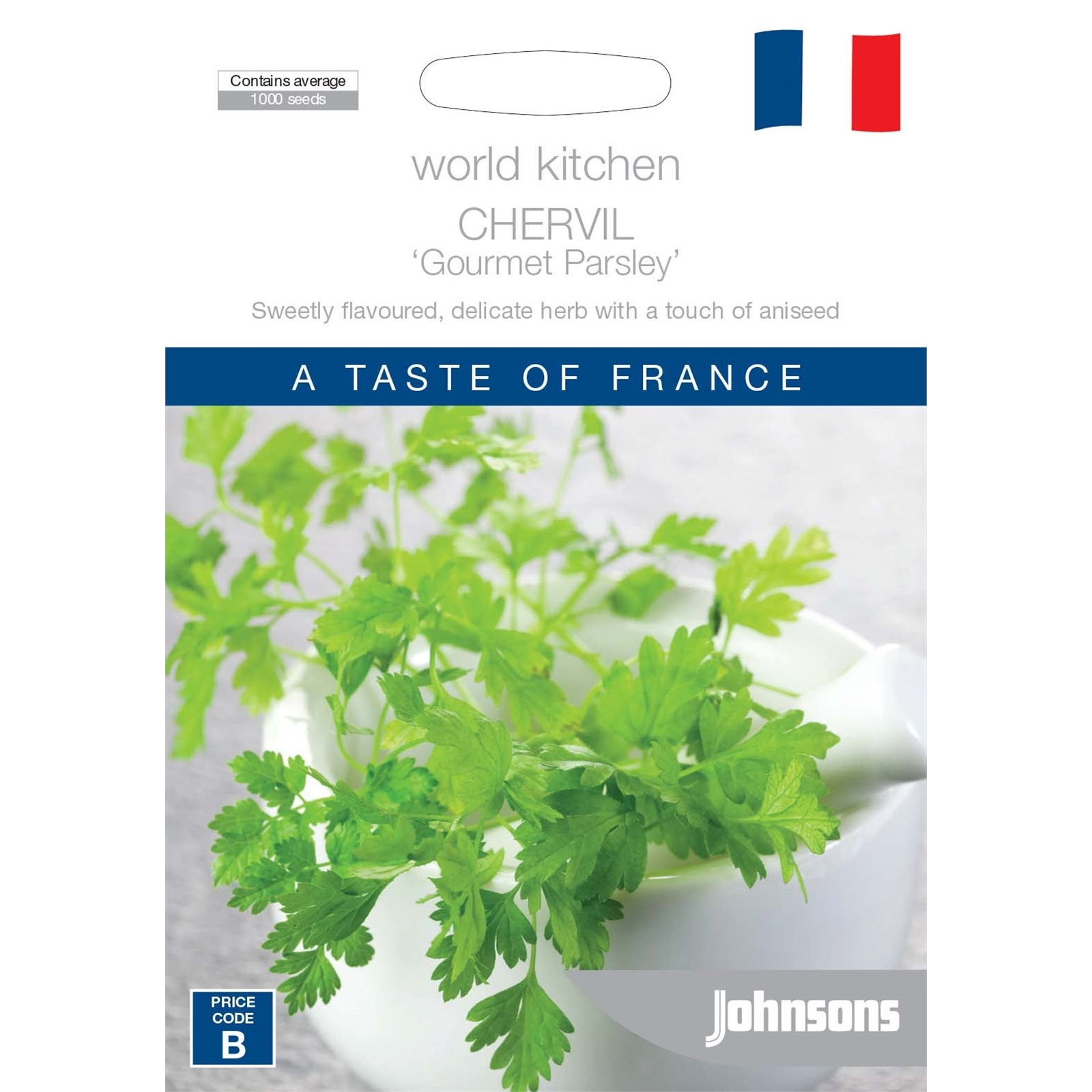 Johnsons World Kitchen Chervil Gourmet Parsley Seeds Bunnings Australia
