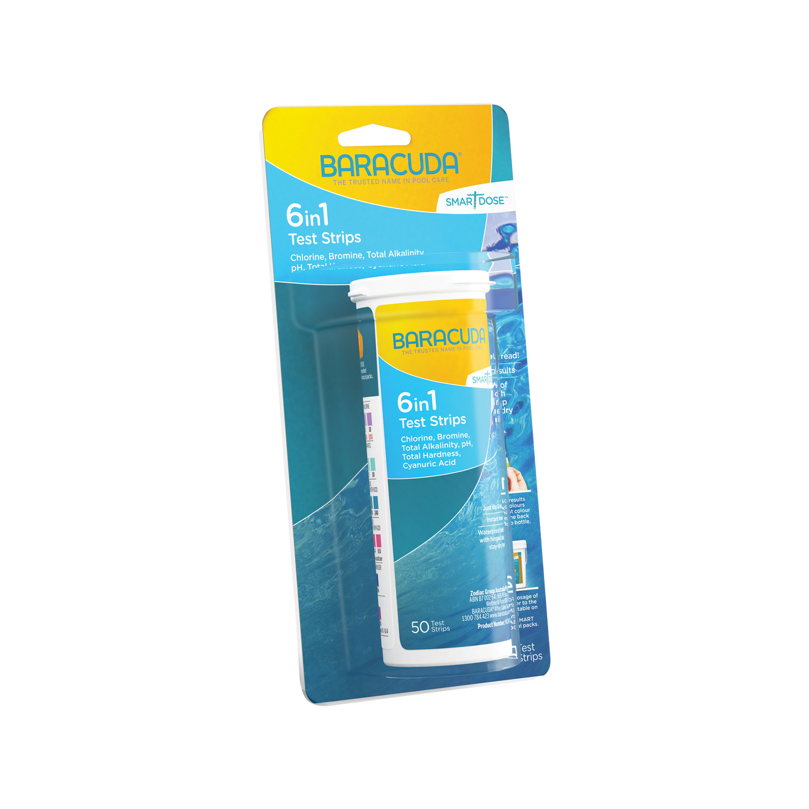 Baracuda 6in1 Test Strips 50 Pack Bunnings Australia