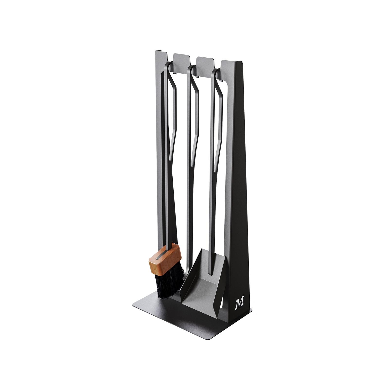 Masport Heating 3 Piece Wood Fireplace Black Hook Tool Set Bunnings