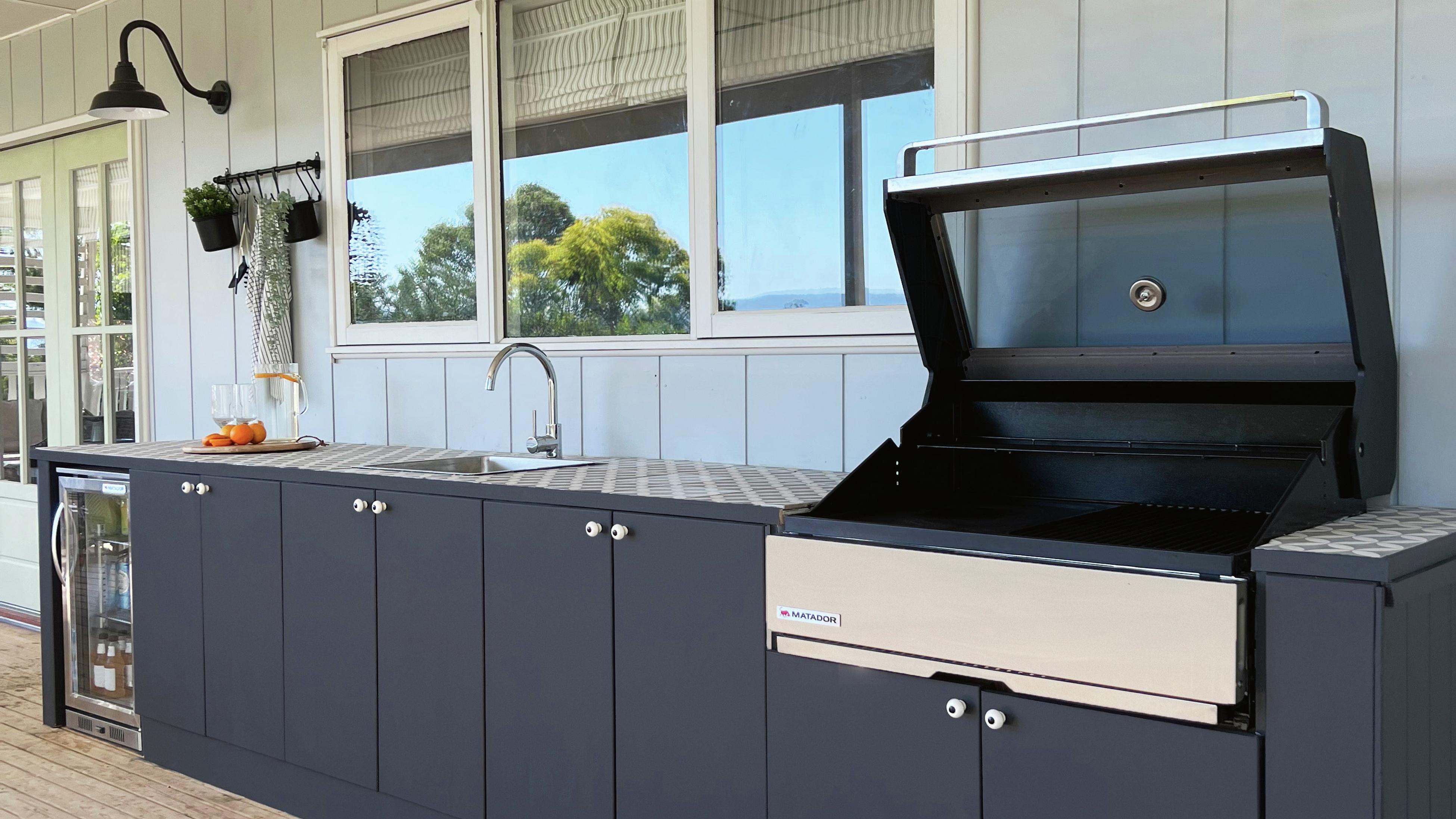 Bunnings outdoor kitchen on sale bbq