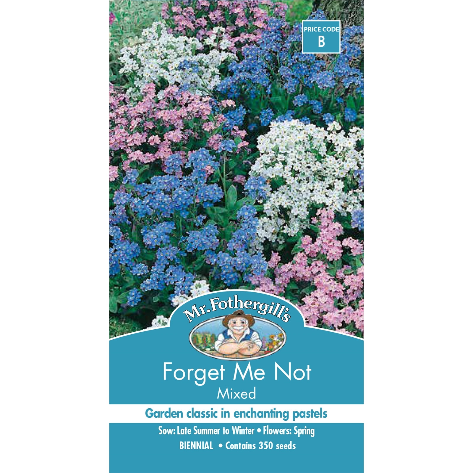 Mr Fothergills Me Not Mixed Seed Flower Bunnings Australia