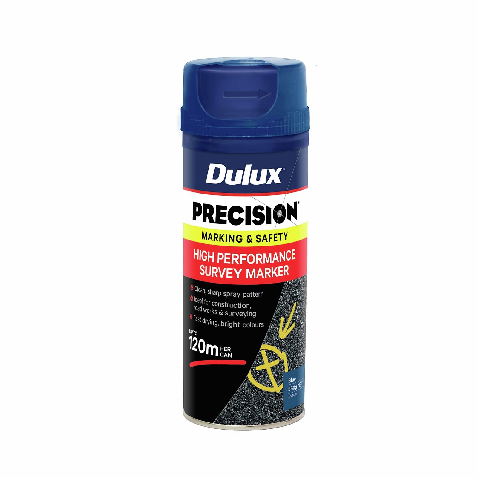 Dulux 350g Blue Precision Survey Marker Spray Paint Bunnings New Zealand