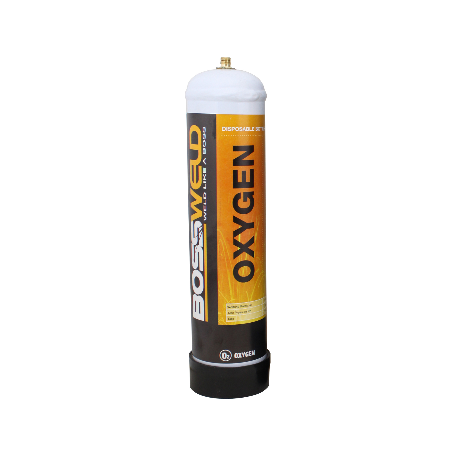 Bossweld 950ml Oxygen Disposable Gas Bottle Bunnings Australia