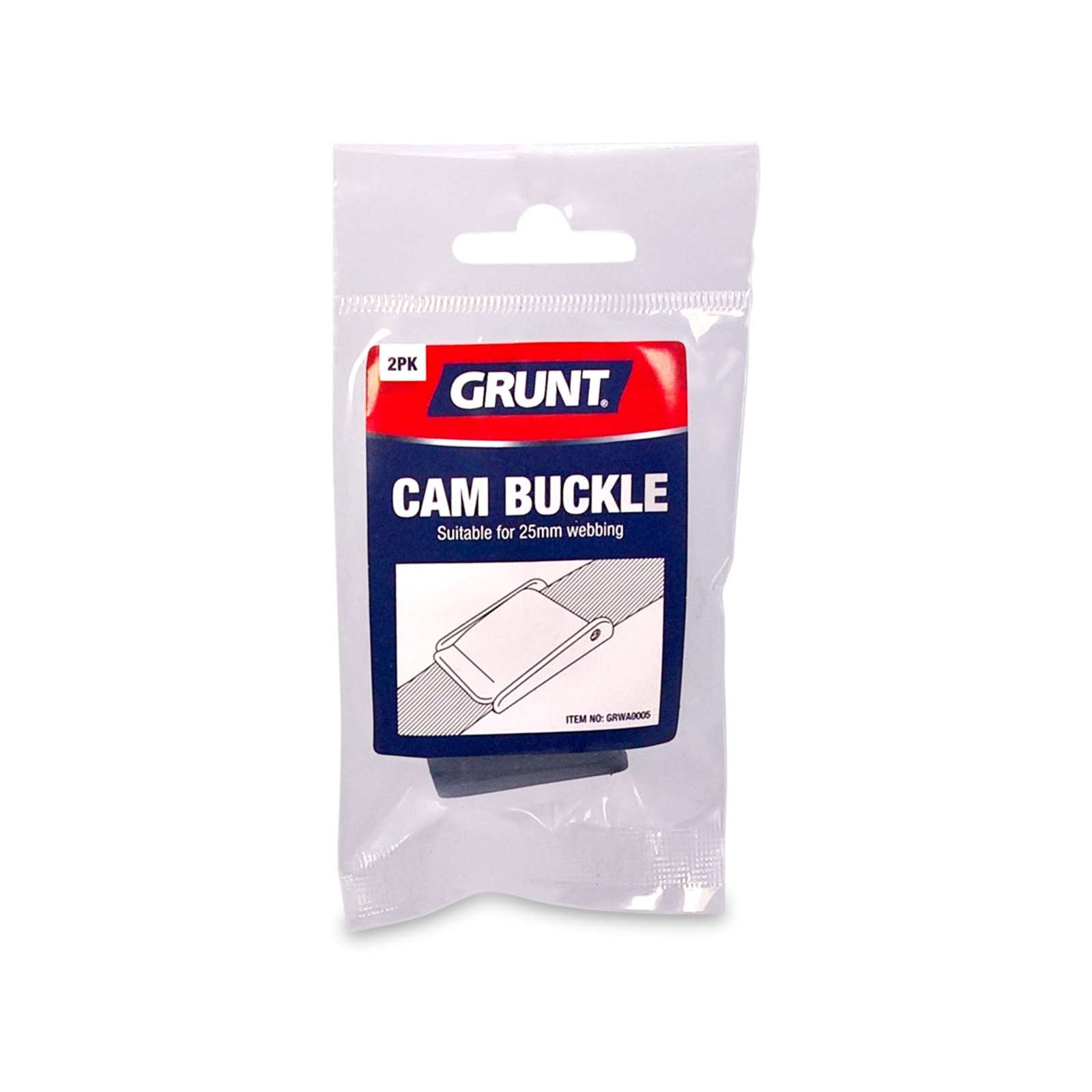 Grunt 25mm Black bing Buckle Cam 2 Pack Bunnings Australia