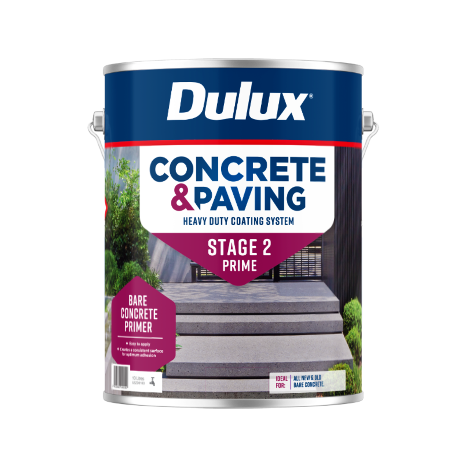 Dulux 10L Concrete & Paving Bare Concrete Primer - Bunnings New Zealand