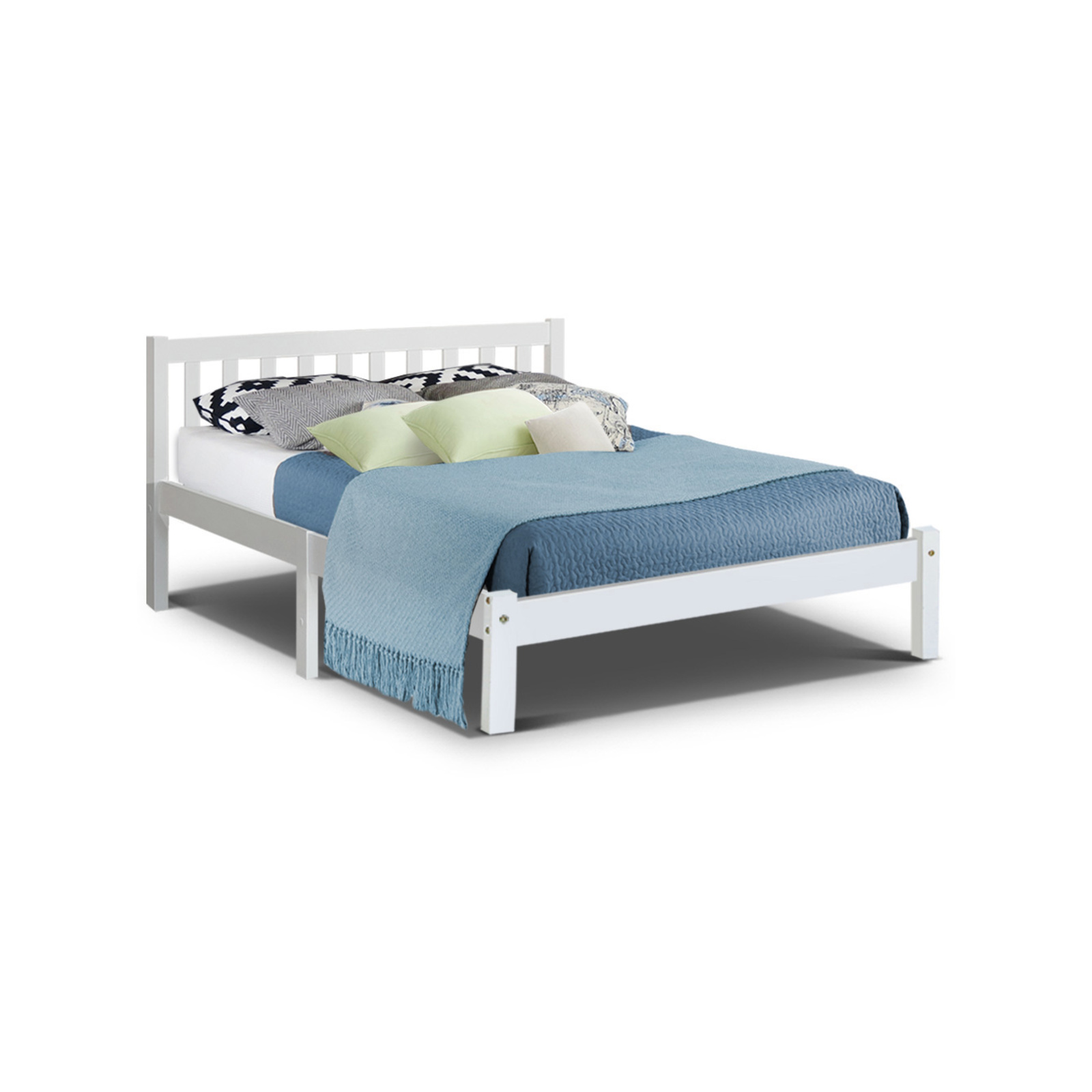 Artiss Bed Frame Wooden Pine Timber Base SOFIE Queen Bunnings Australia