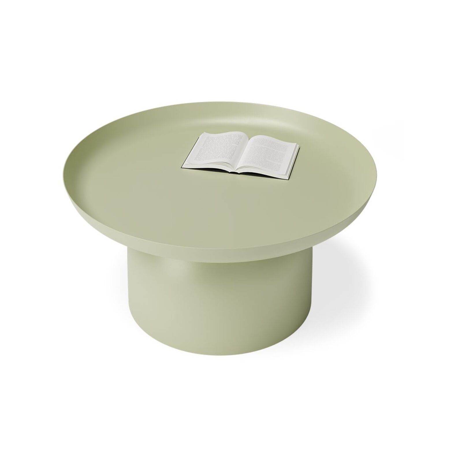 Soda Round Coffee Table - Large - Dusty Green - Bunnings Australia