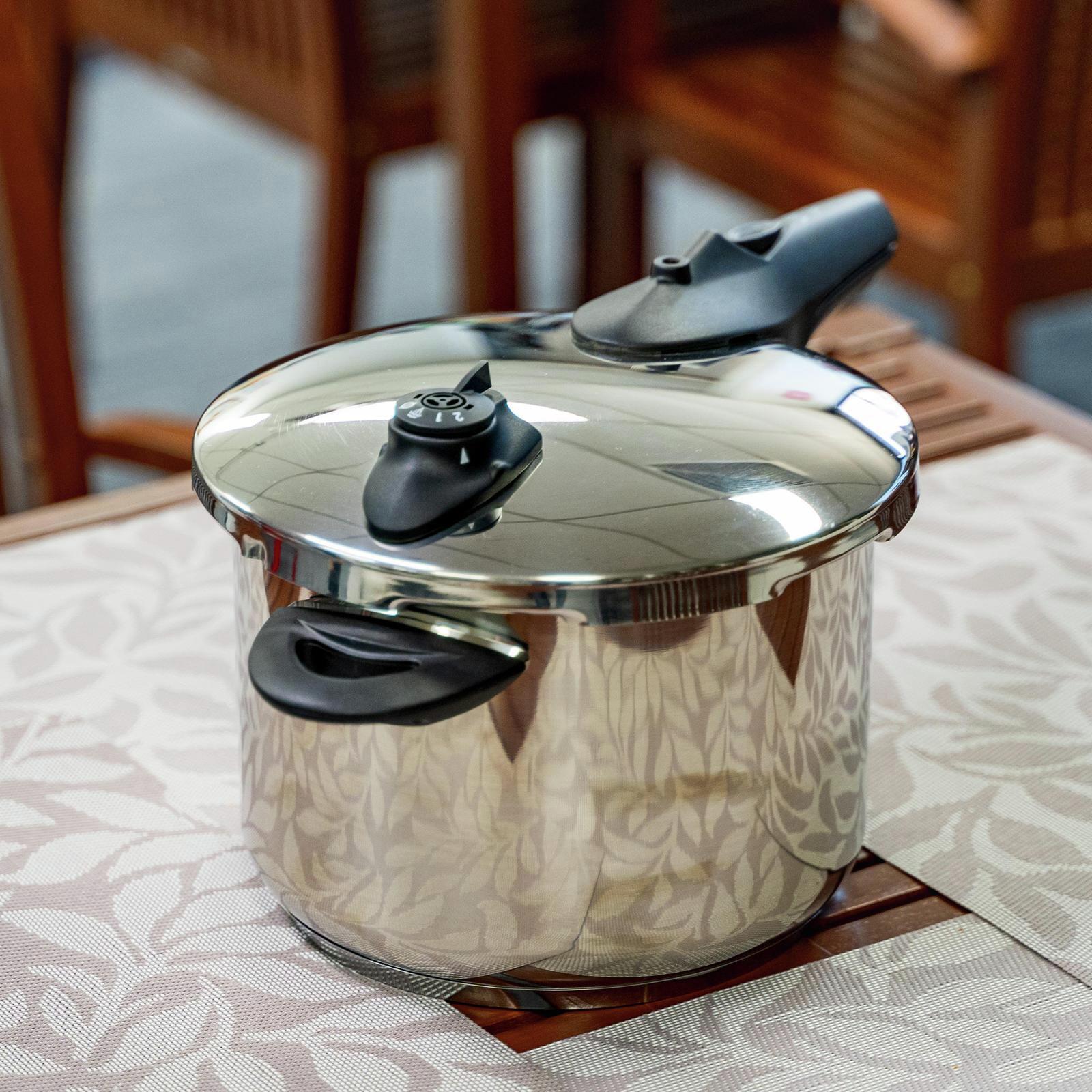 Tramontina 6L Pressure Cooker With Steamer Basket Bunnings Australia