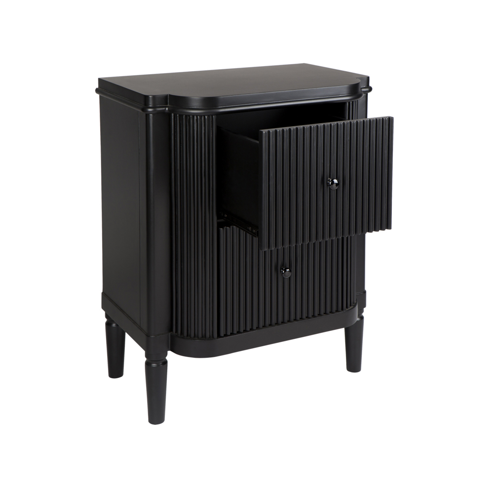 Arielle Bedside Table - Black - Bunnings Australia