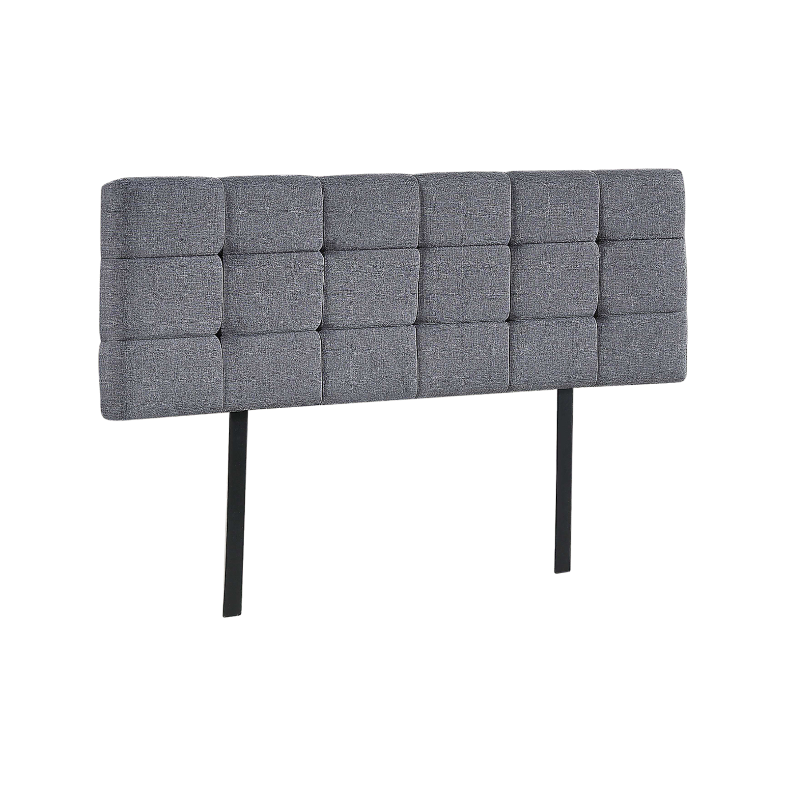 Linen Fabric Queen Bed Deluxe Headboard Bedhead Grey Bunnings Australia