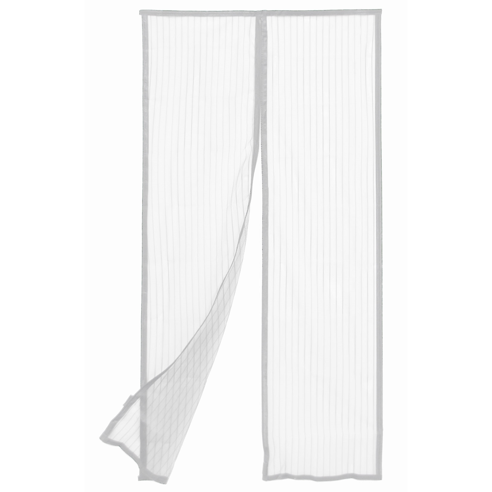 Pillar 90 x 200cm White Flyscreen Door Curtain Bunnings