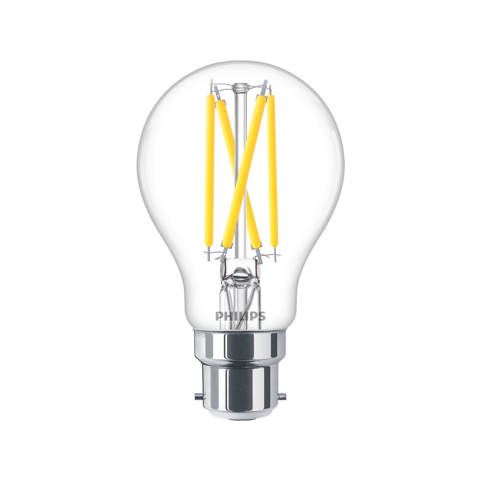 Philips A60 B22 LED 806lm Clear Filament 8W Light Bulb Bunnings Australia