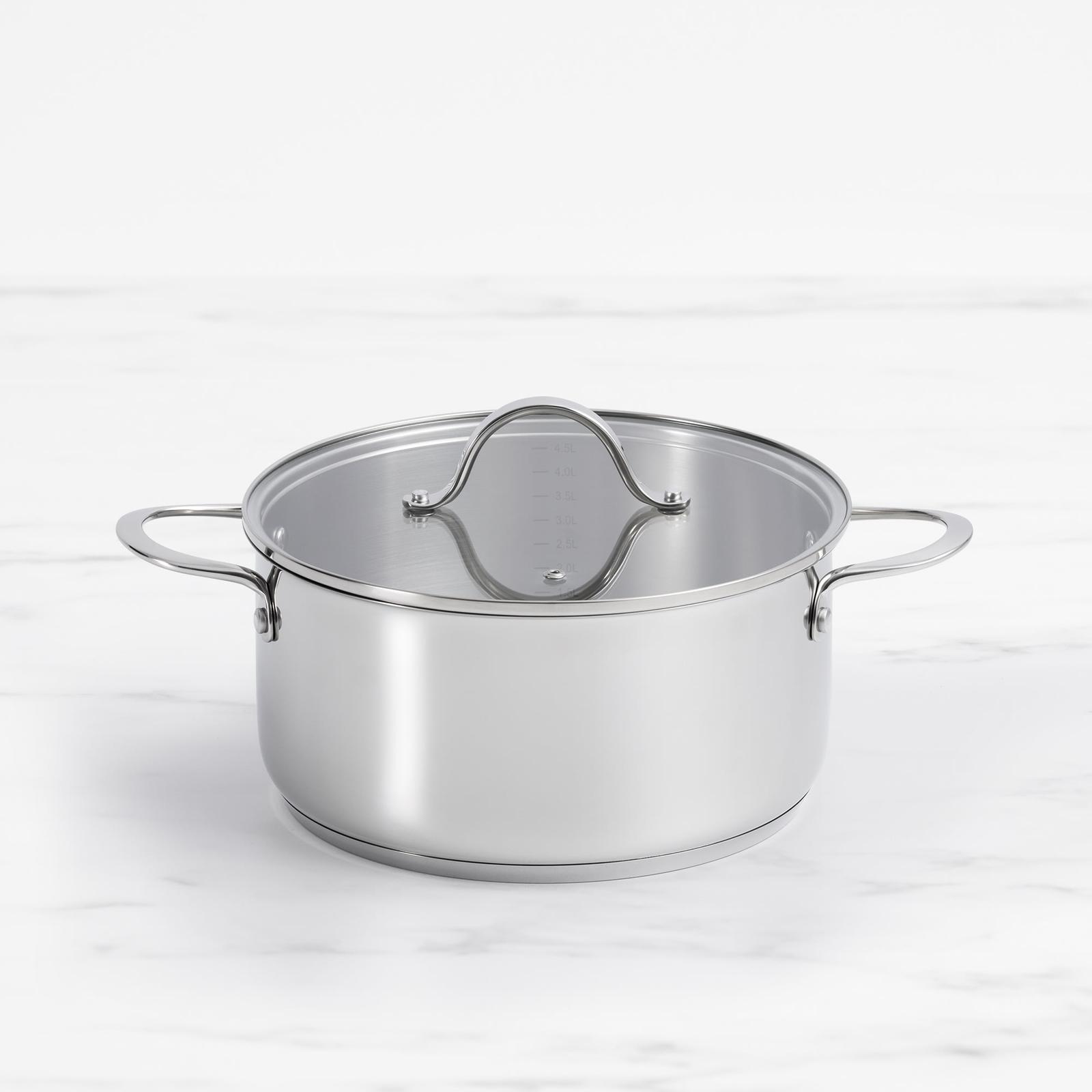 Wolstead Steeltek Stainless Steel Casserole w/ Lid 24cm - 4.8L ...