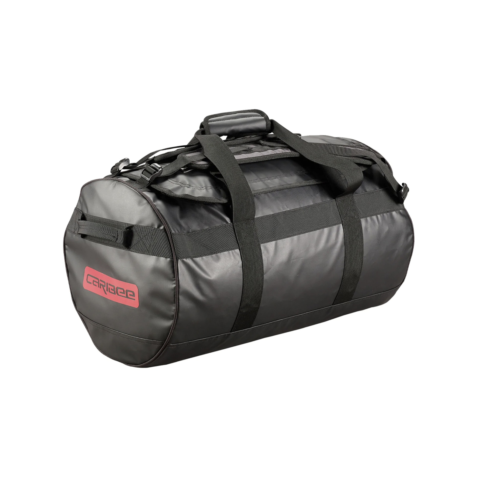 Caribee 60cm Kokoda WaterResistant Duffle Overnight Bag Black 65L