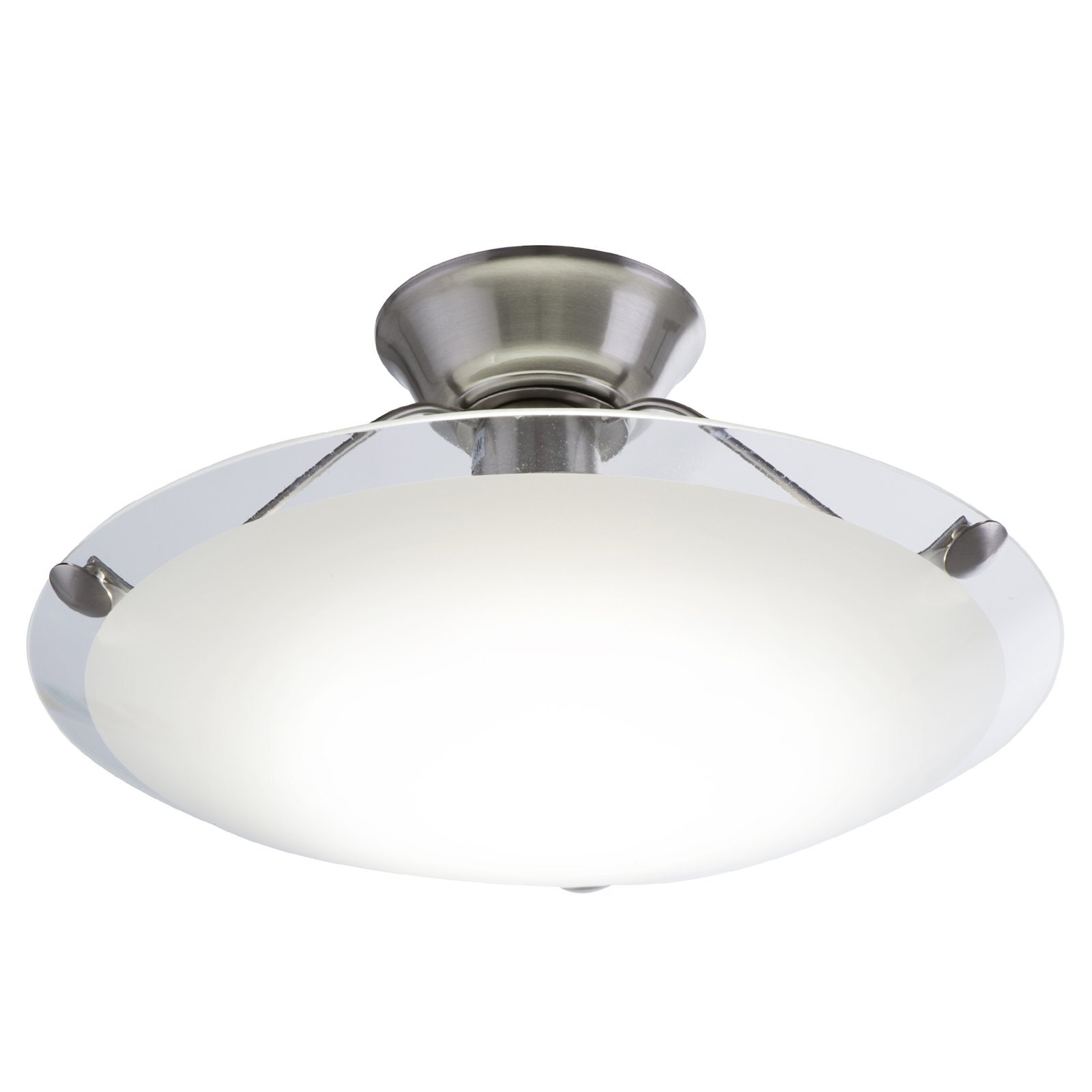 Verve Clara Batten Fix 30cm Round Chrome - Bunnings New Zealand