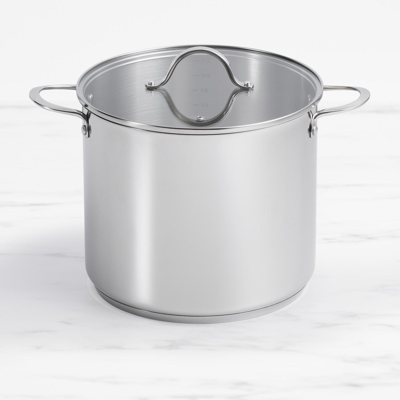 Wolstead Steeltek Stainless Steel Stockpot w/ Lid 26cm - 11L - Bunnings ...