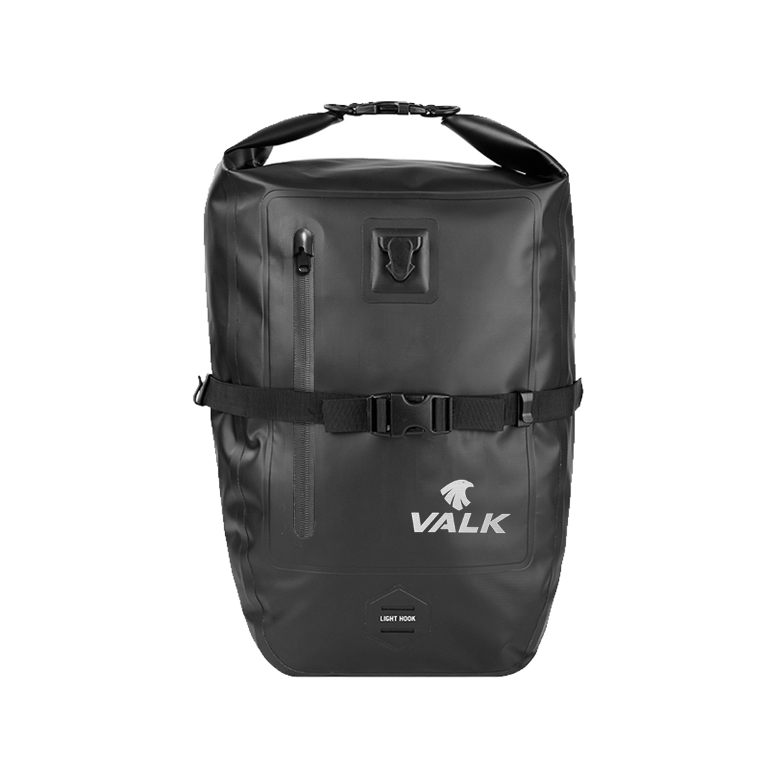 VALK 25L Bike Rack Waterproof Pannier Bag, Black Bunnings Australia