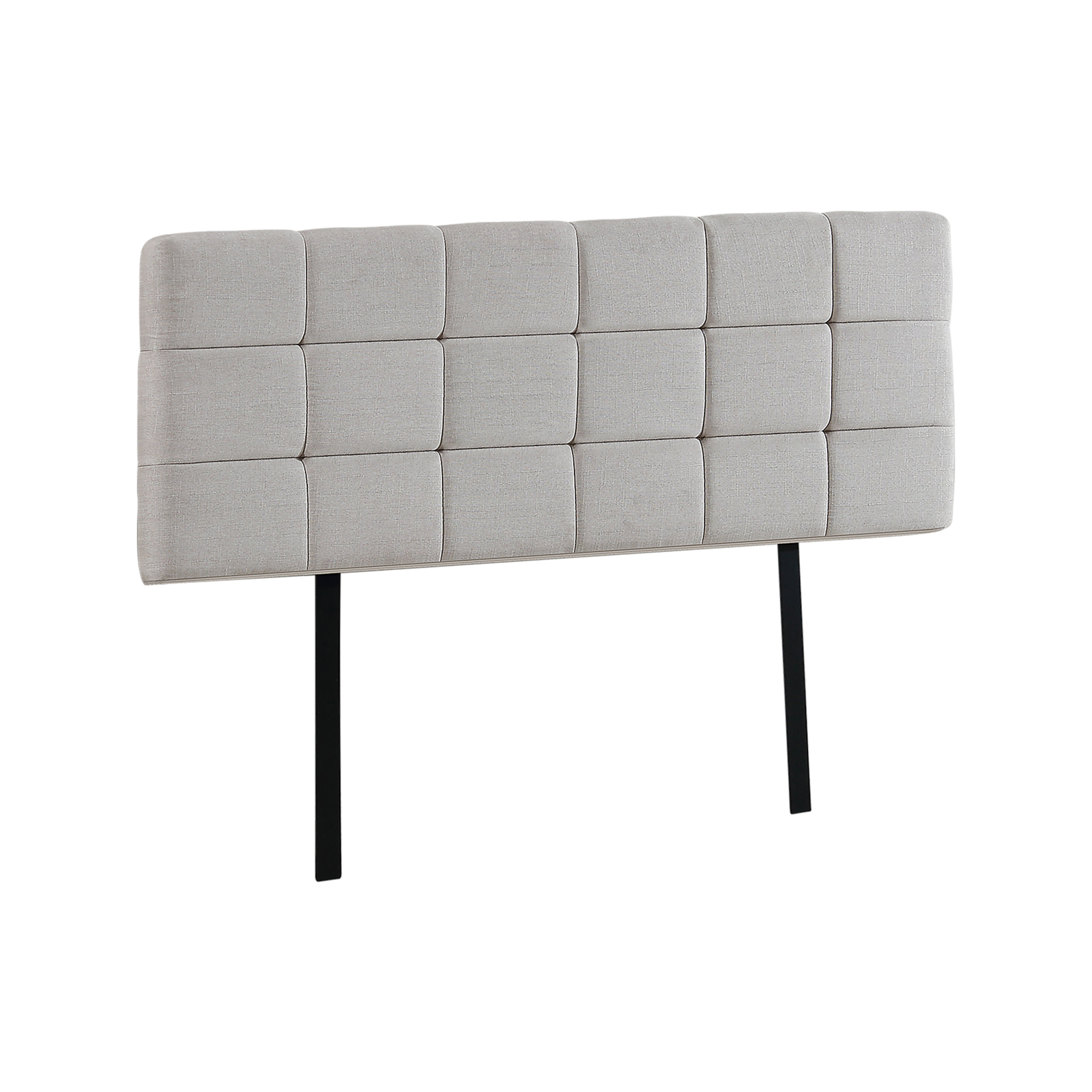 Linen Fabric Queen Bed Deluxe Headboard Bedhead Beige Bunnings