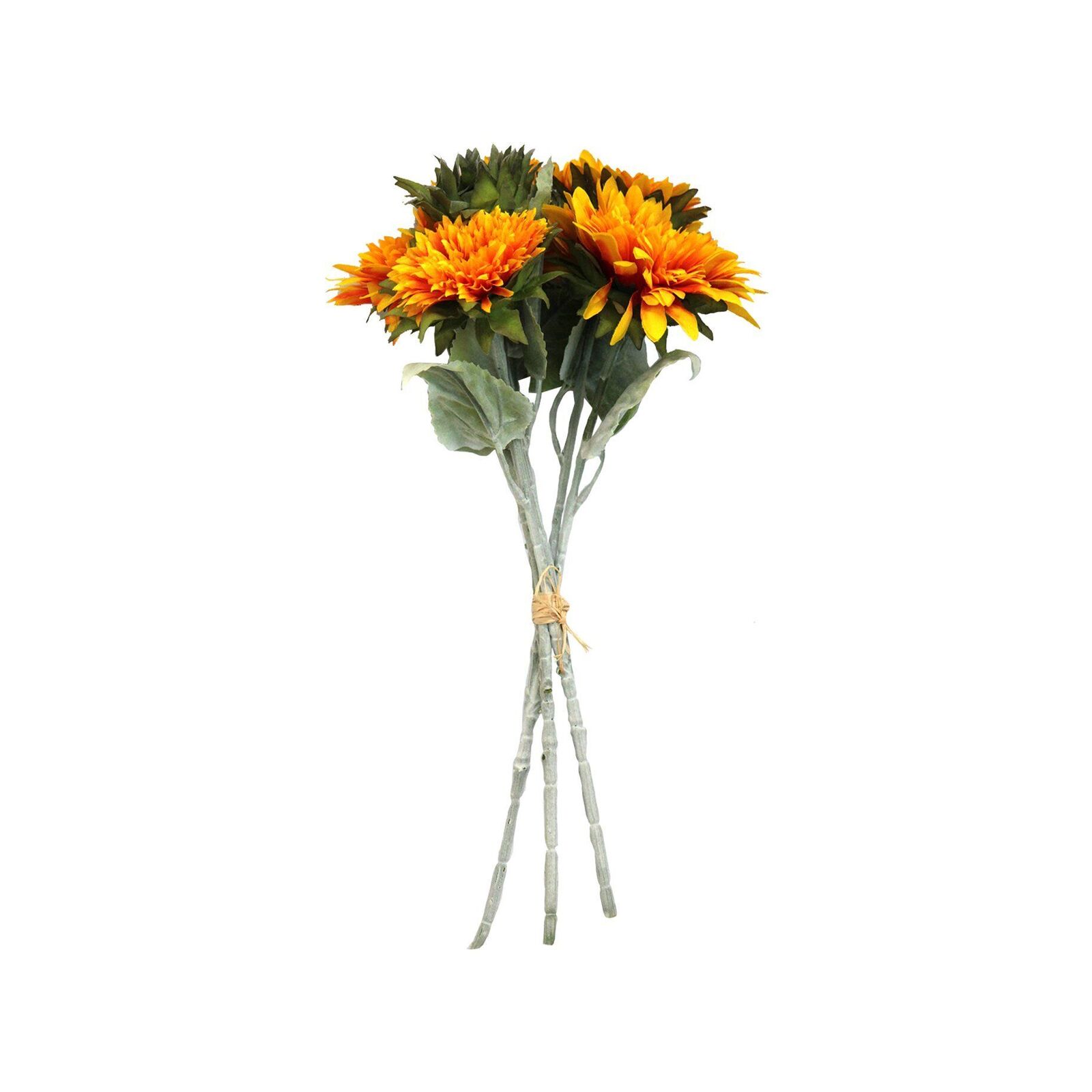 40cm Orange Wild Flower Artificial Flower Bouquet - Bunnings Australia