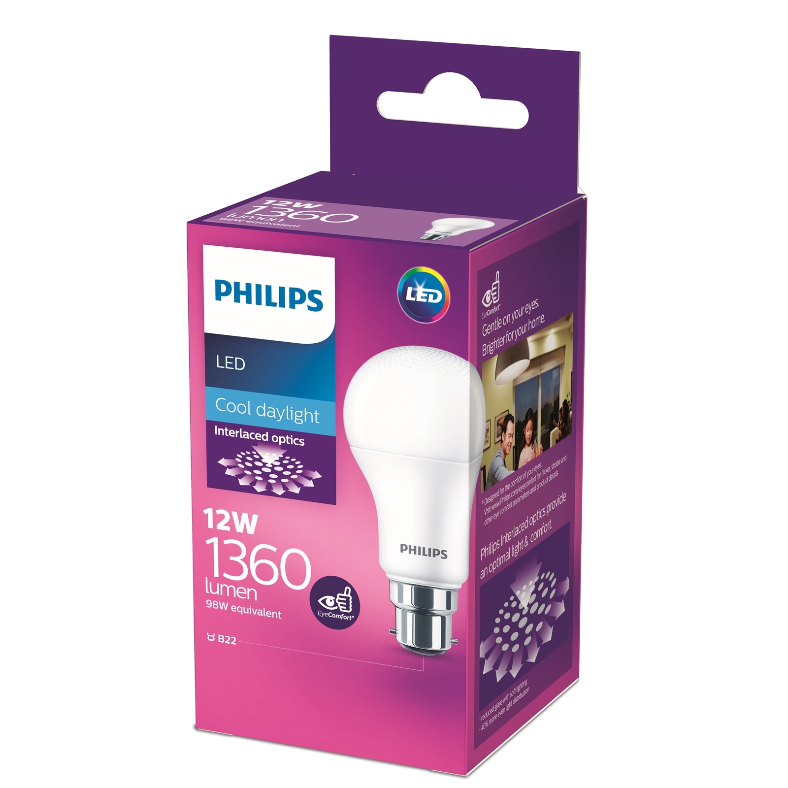 Philips 12W B22 Cool Daylight LED Bulb Bunnings New Zealand