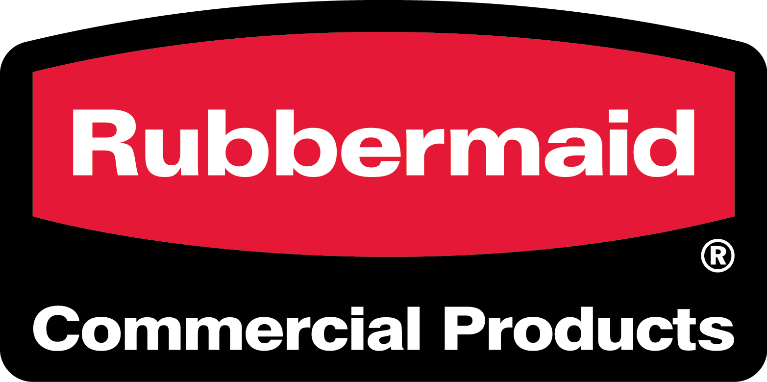 Rubbermaid brand logo in colour.