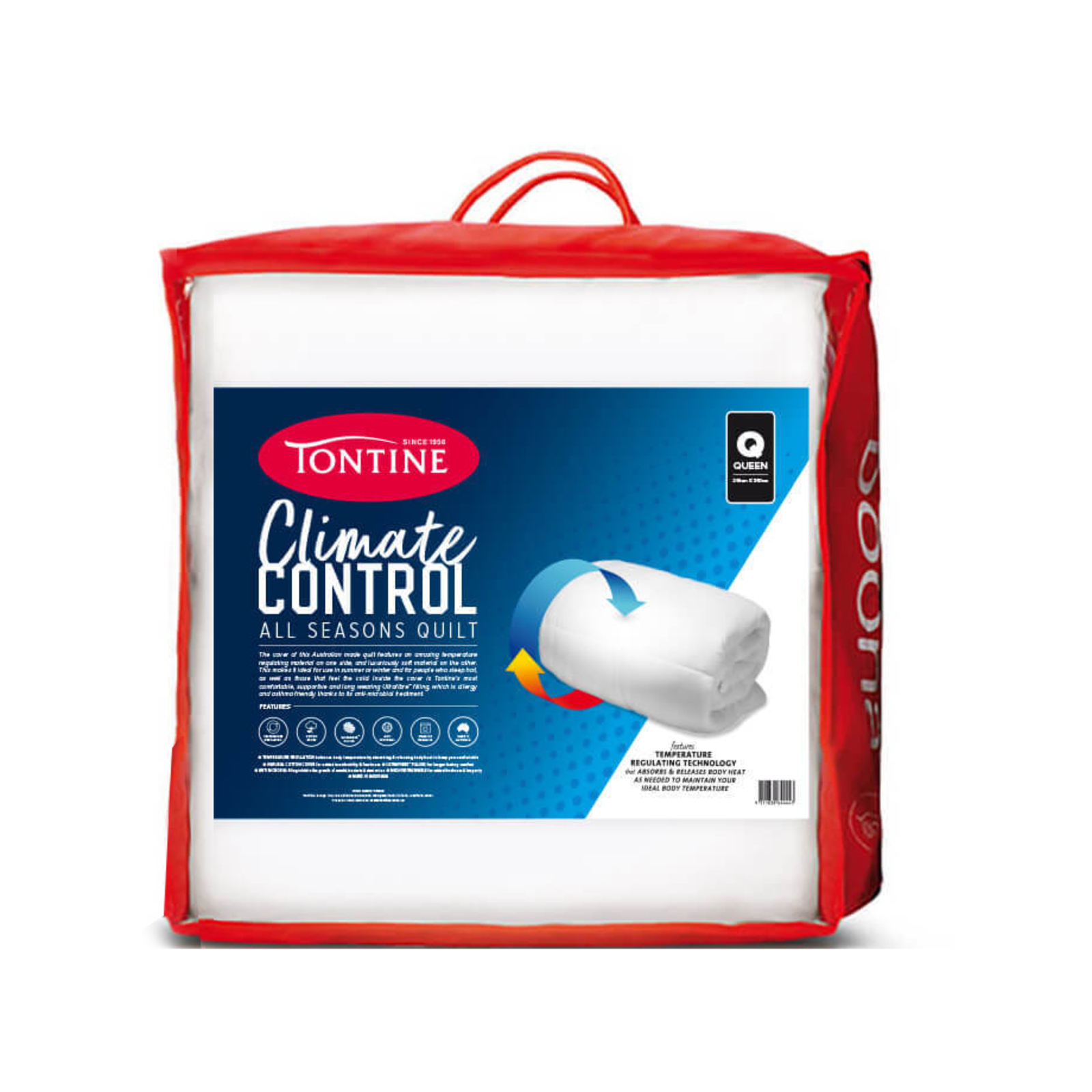 Tontine Climate Control All Seasons Quilt Queen Bed Bunnings Australia
