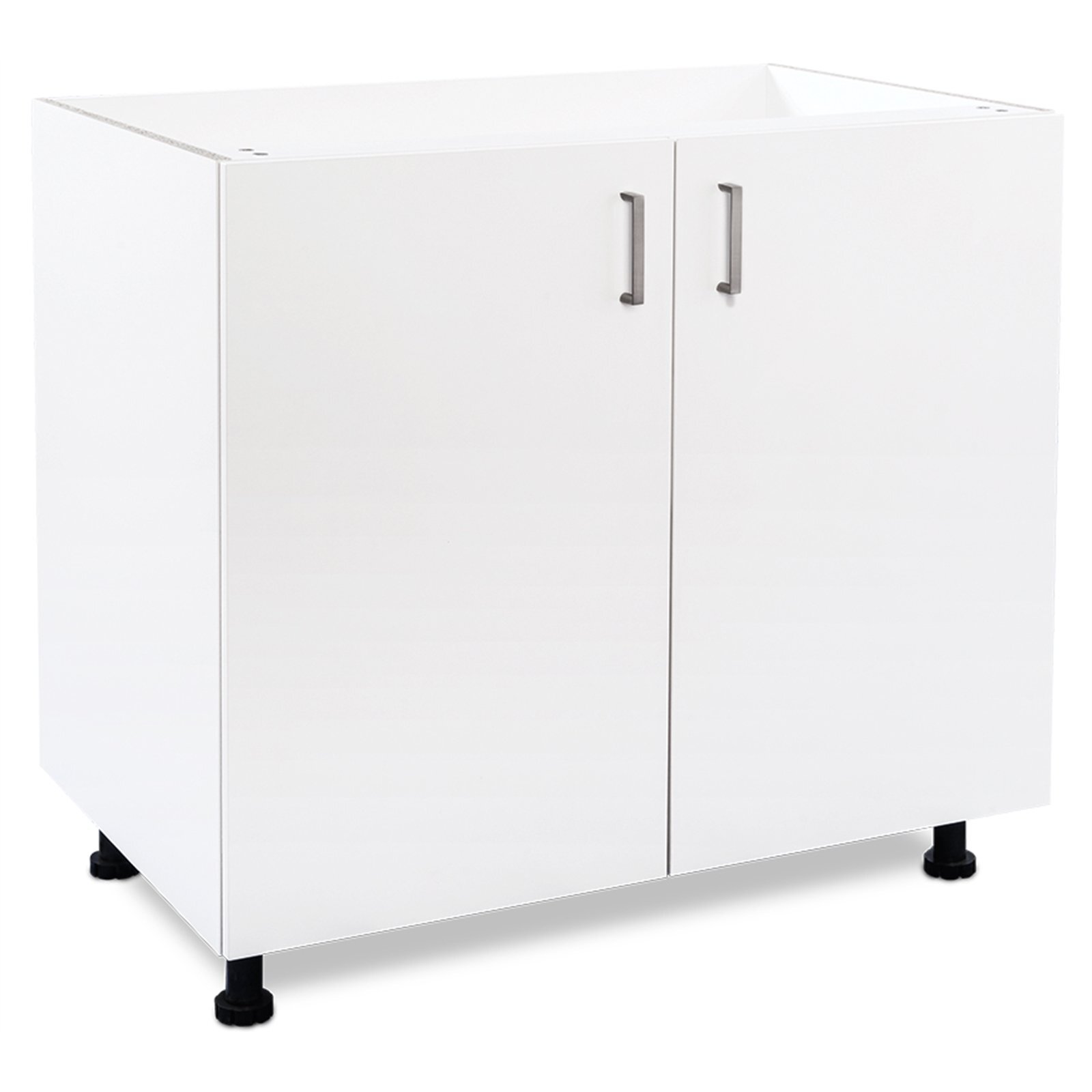 Flatpax Kitset 900mm Utility Base 2Door White Bunnings New