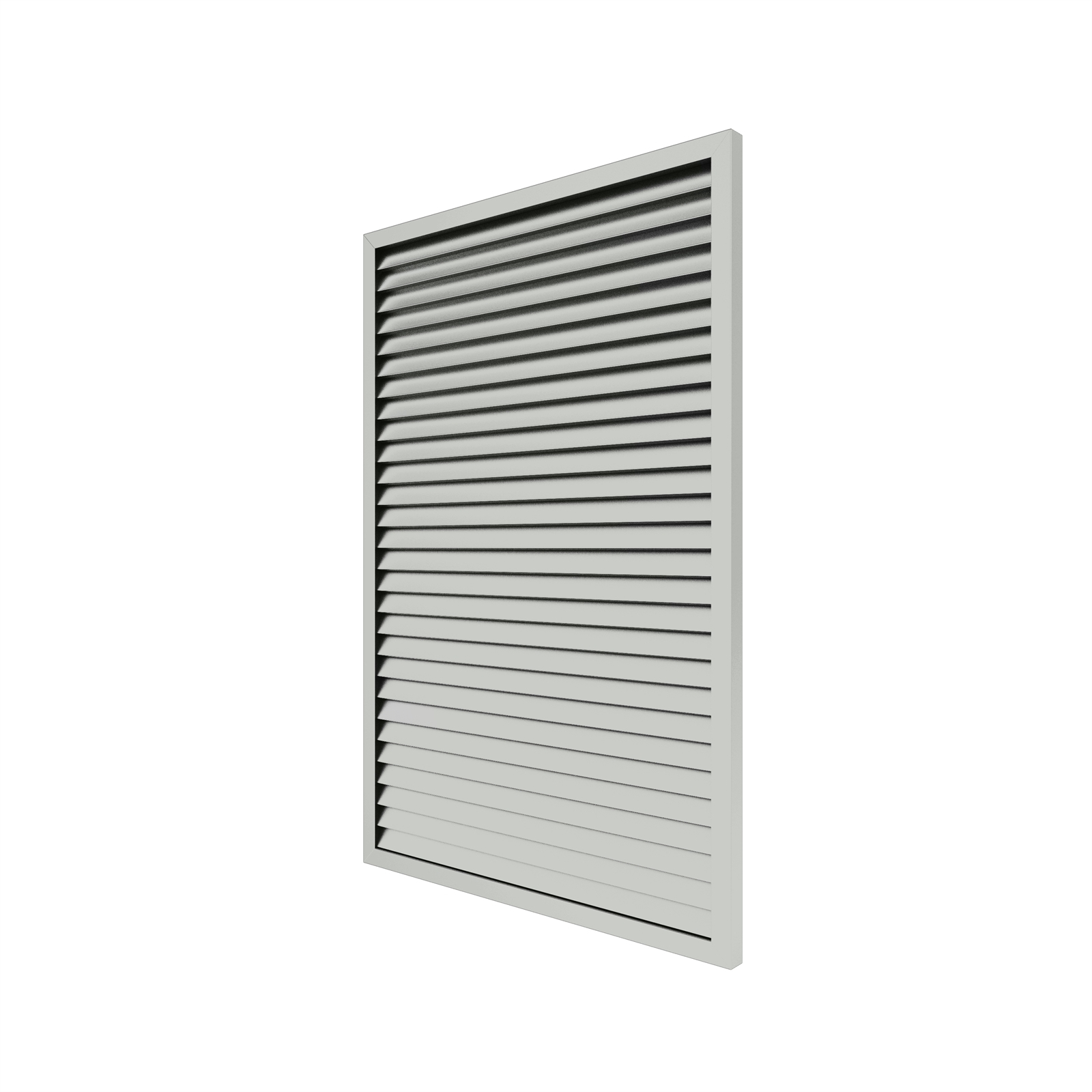 Protector Aluminium 1200 x 1800mm Welded 65 x 16mm Louver Panel - Shale ...