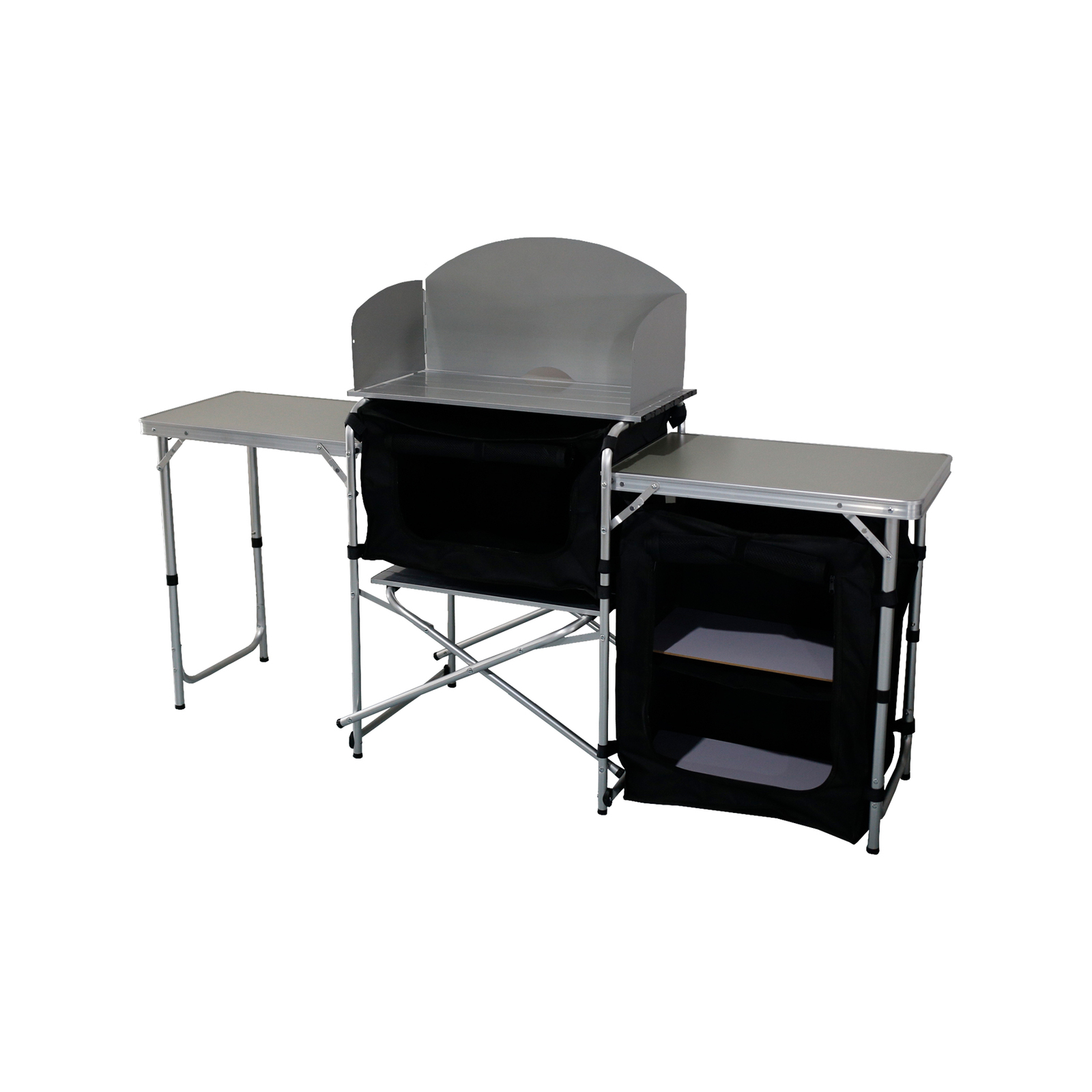 Marquee Foldable Kitchen Table with Wind Shield and Side Table ...