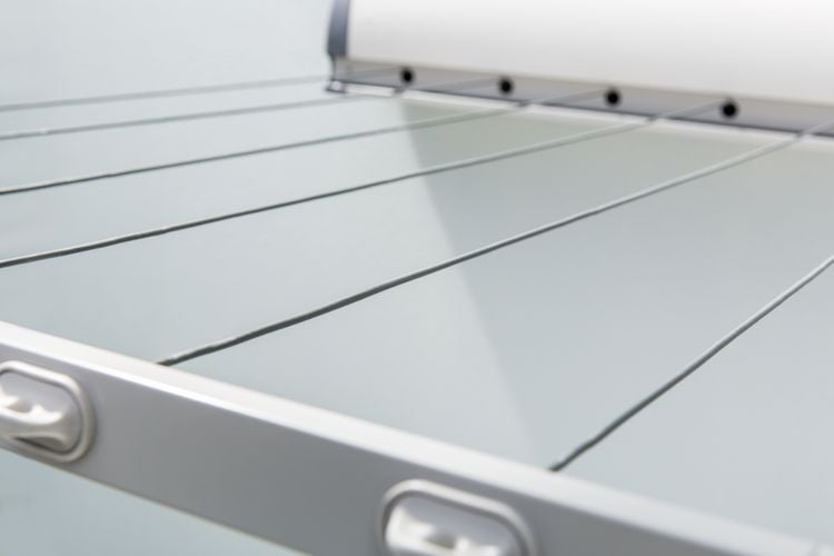 A TopDry retractable wall mounted drying rack 