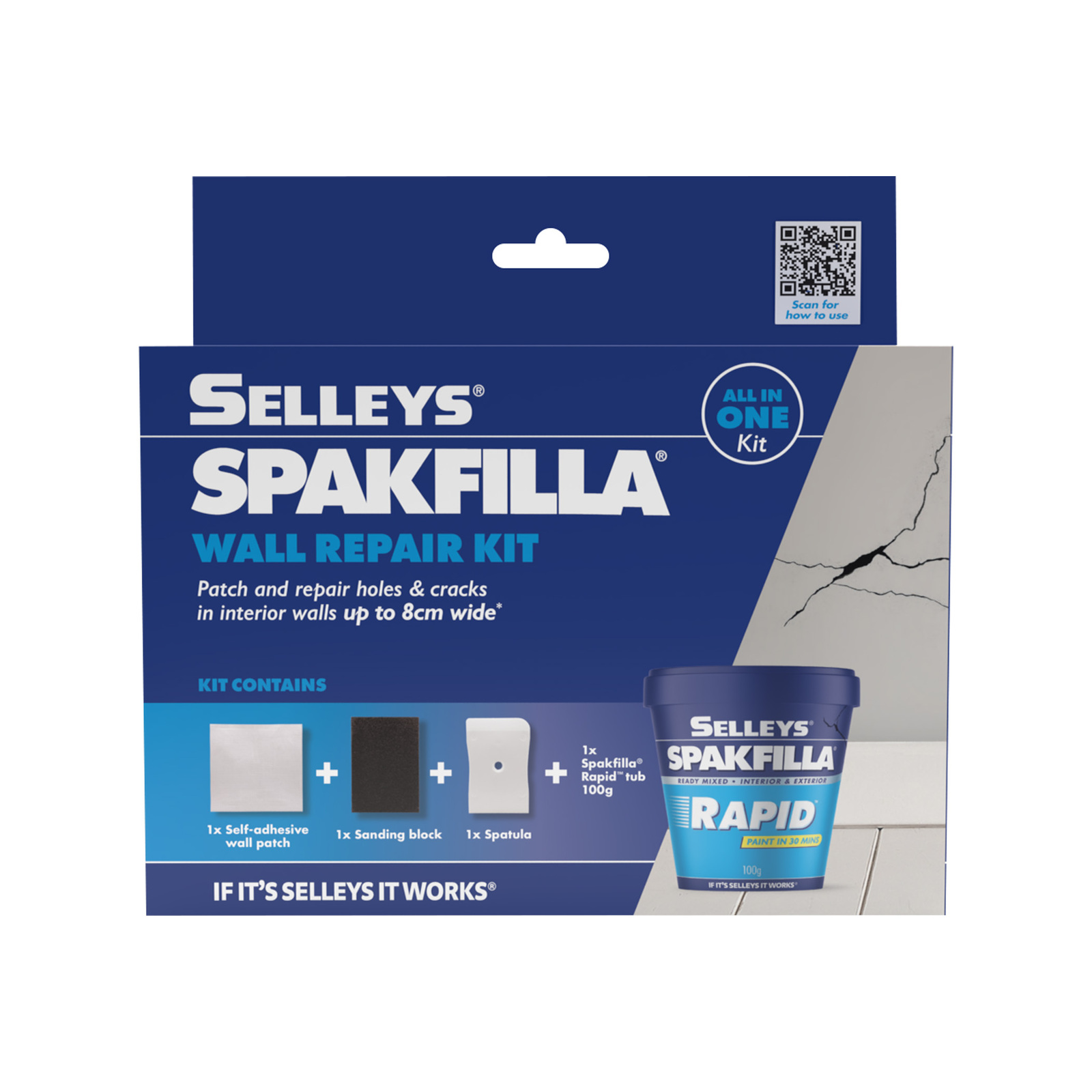 Selleys 215g Spakfilla Wall Repair Kit Bunnings New Zealand