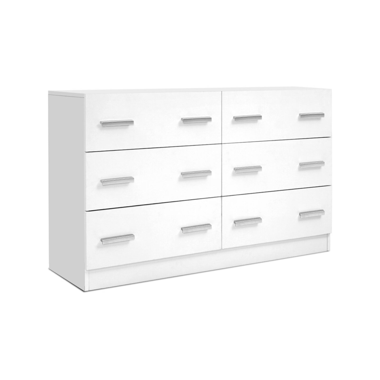 Artiss 6 Chest of Drawers Lowboy Dressers White Bunnings
