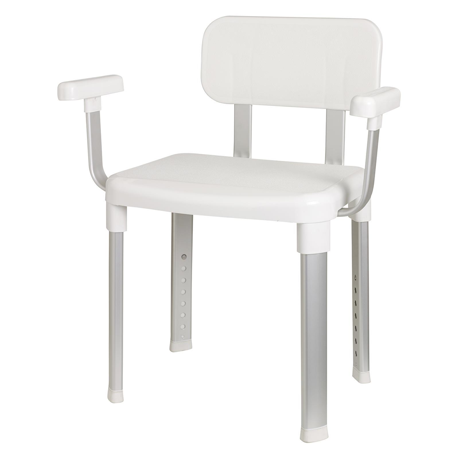 evekare Deluxe Shower Chair With Back And Arm Rests - Bunnings Australia