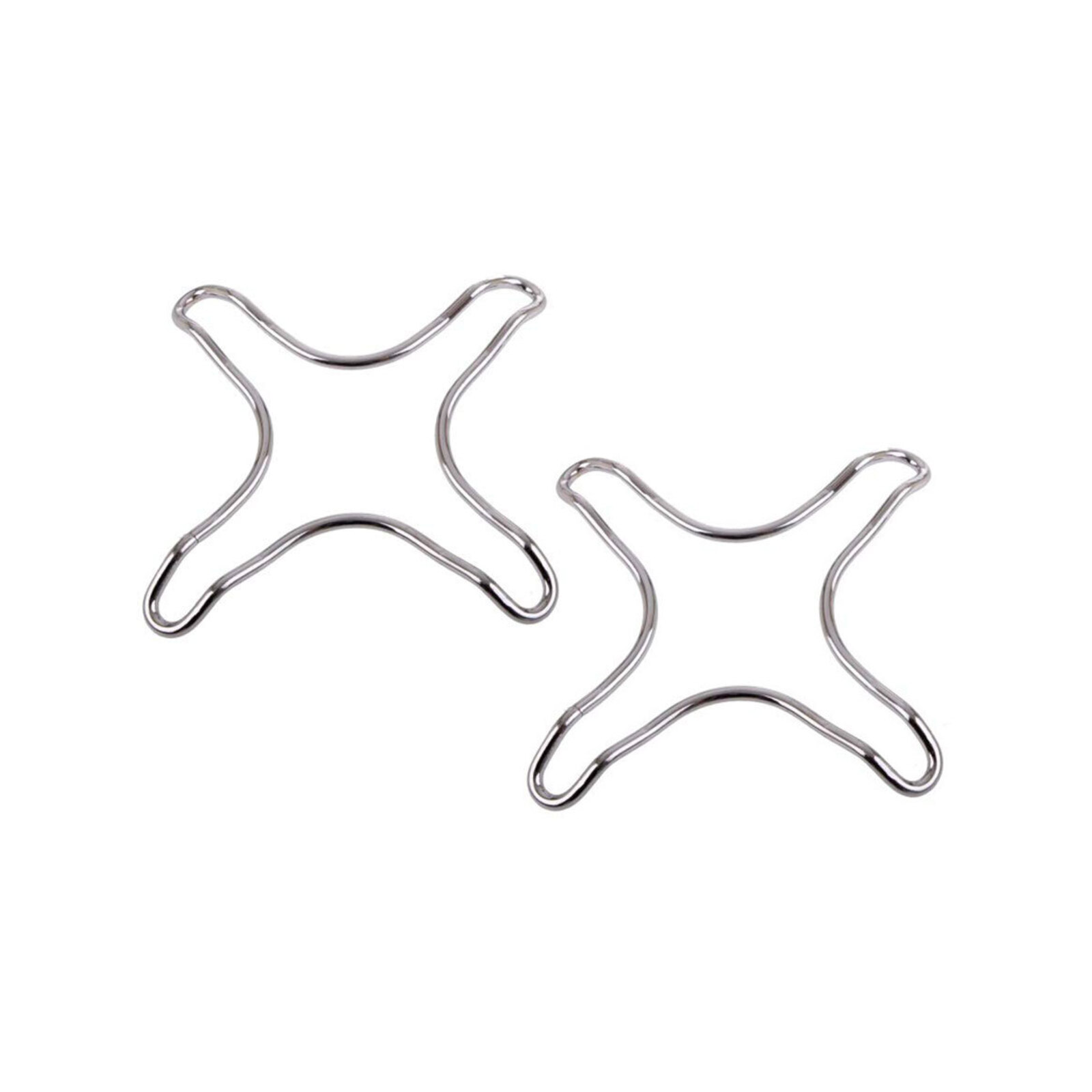 2pc Appetito Kitchen Gas Stove Ring Reducer Chrome Bunnings Australia