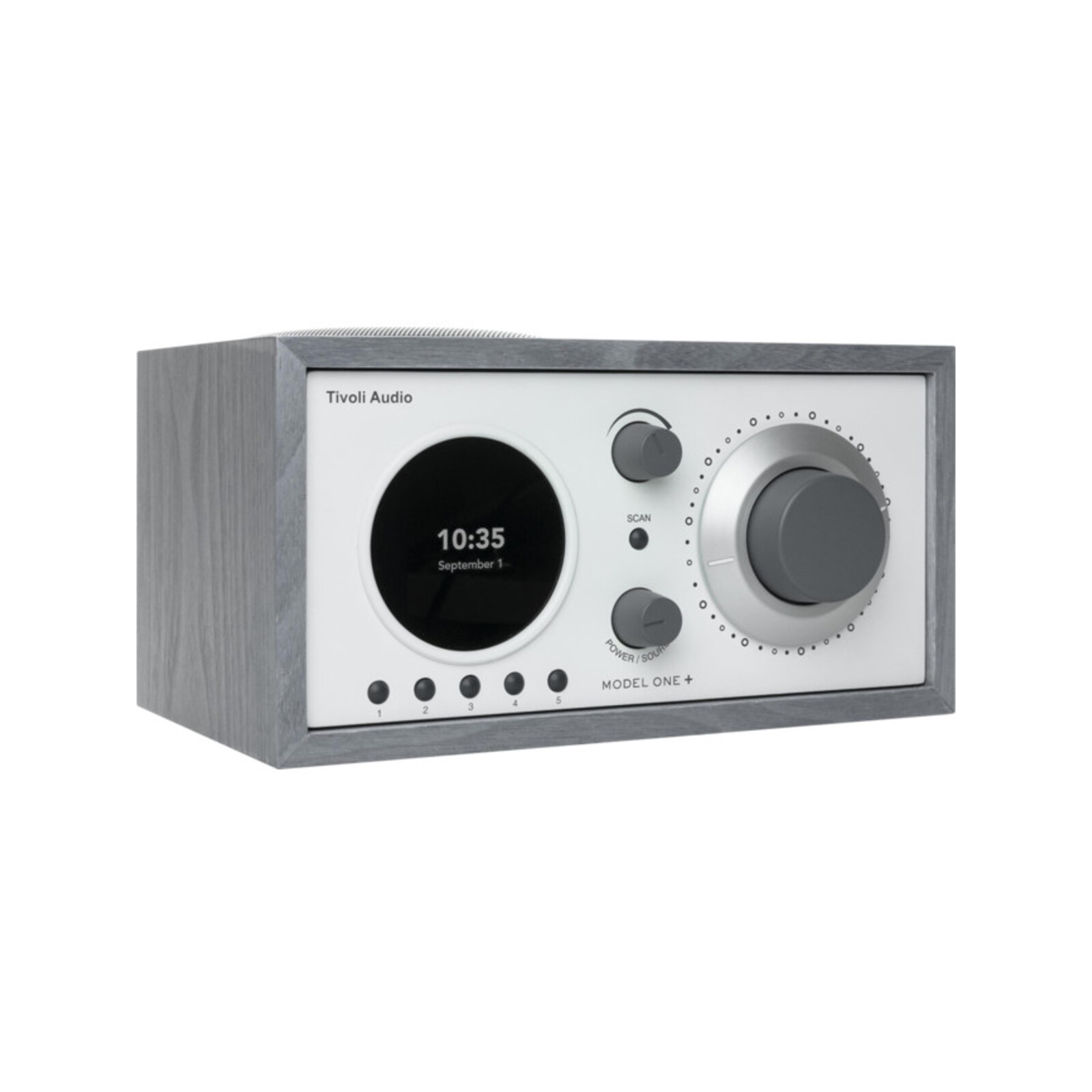 Tivoli Audio Model One Plus Grey / White Dab+/Fm/ Bluetooth Clock