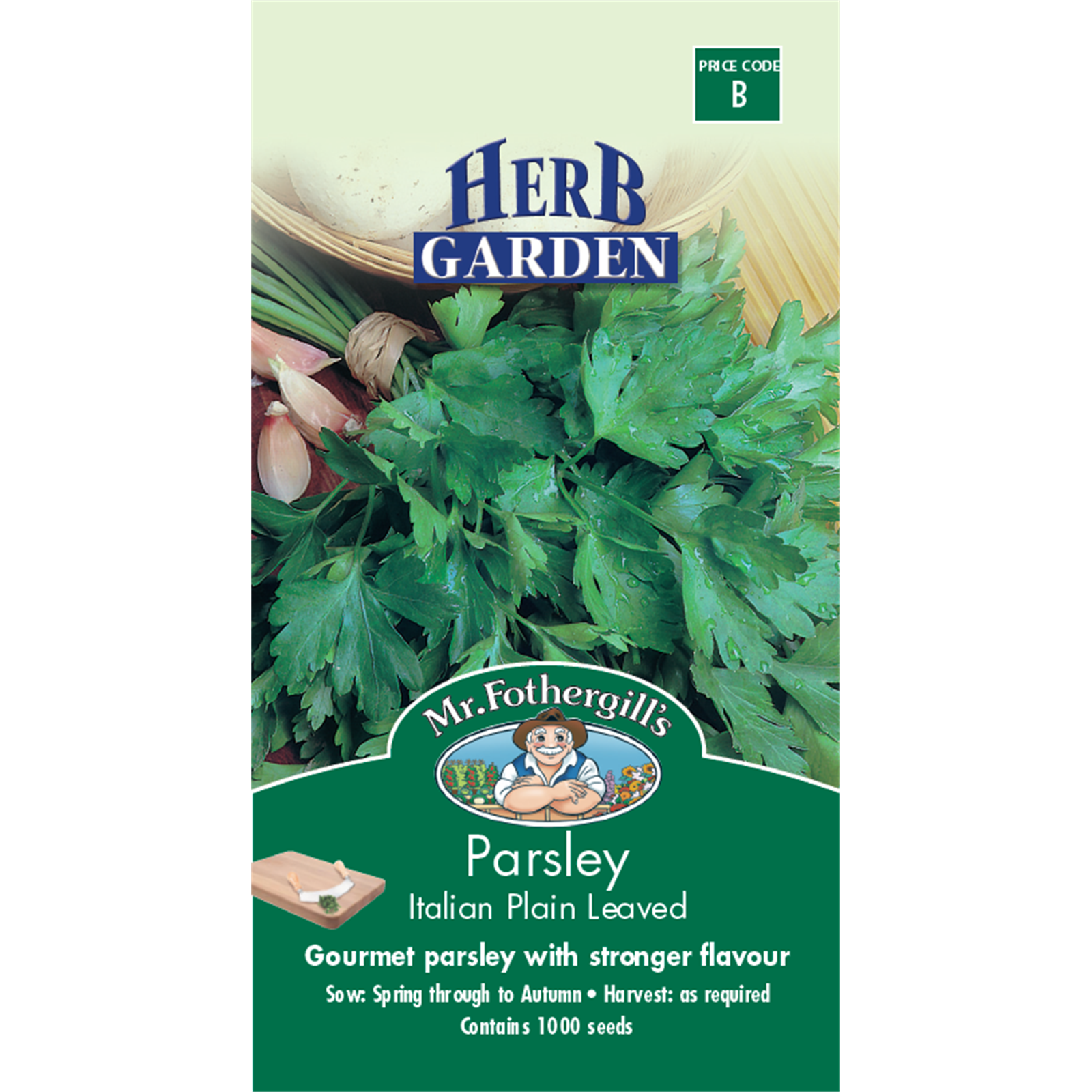 Mr Fothergill's Italian Parsley Vegetable Seeds Bunnings Australia