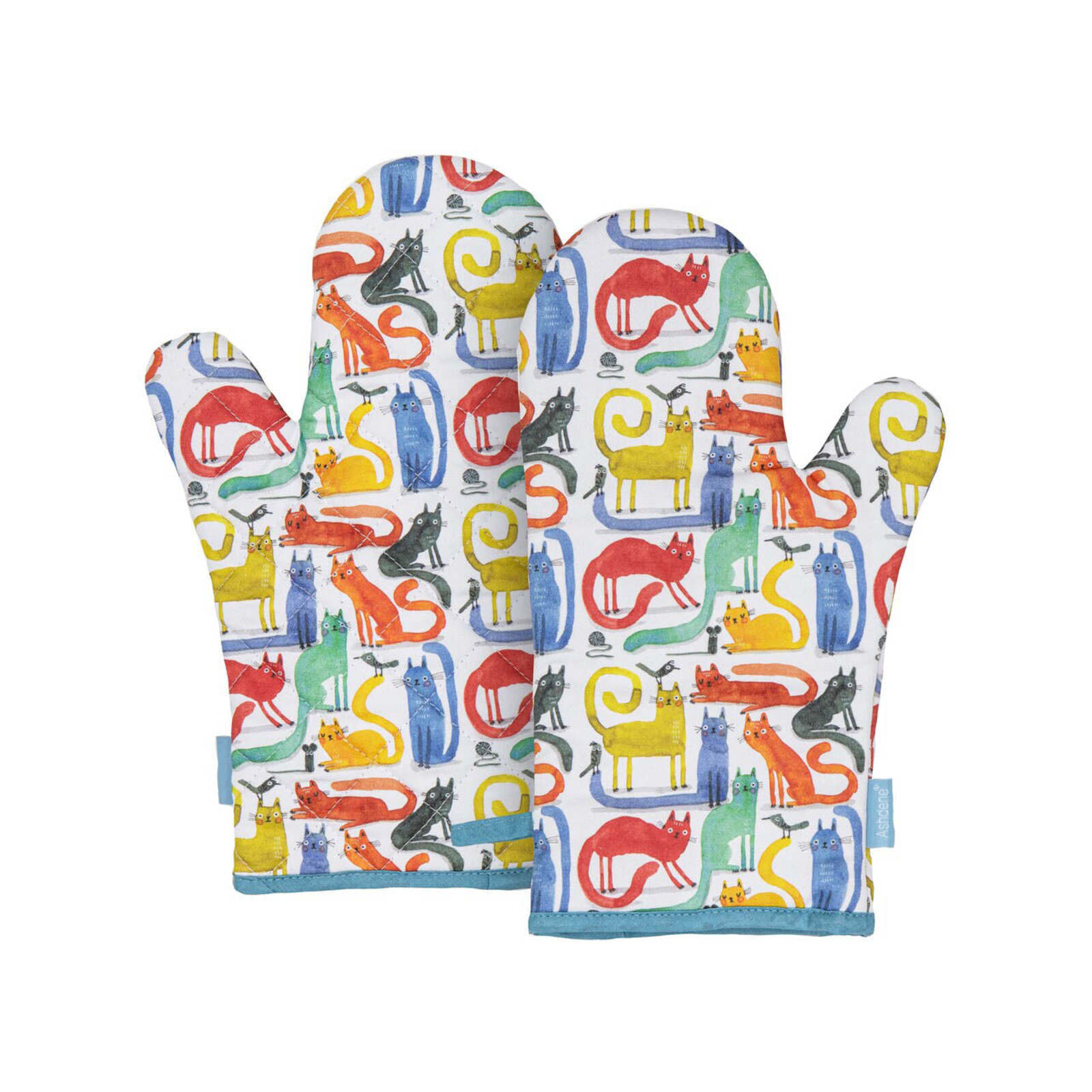 Ashdene Quirky Cats Set of 2 Oven Mitts Bunnings Australia