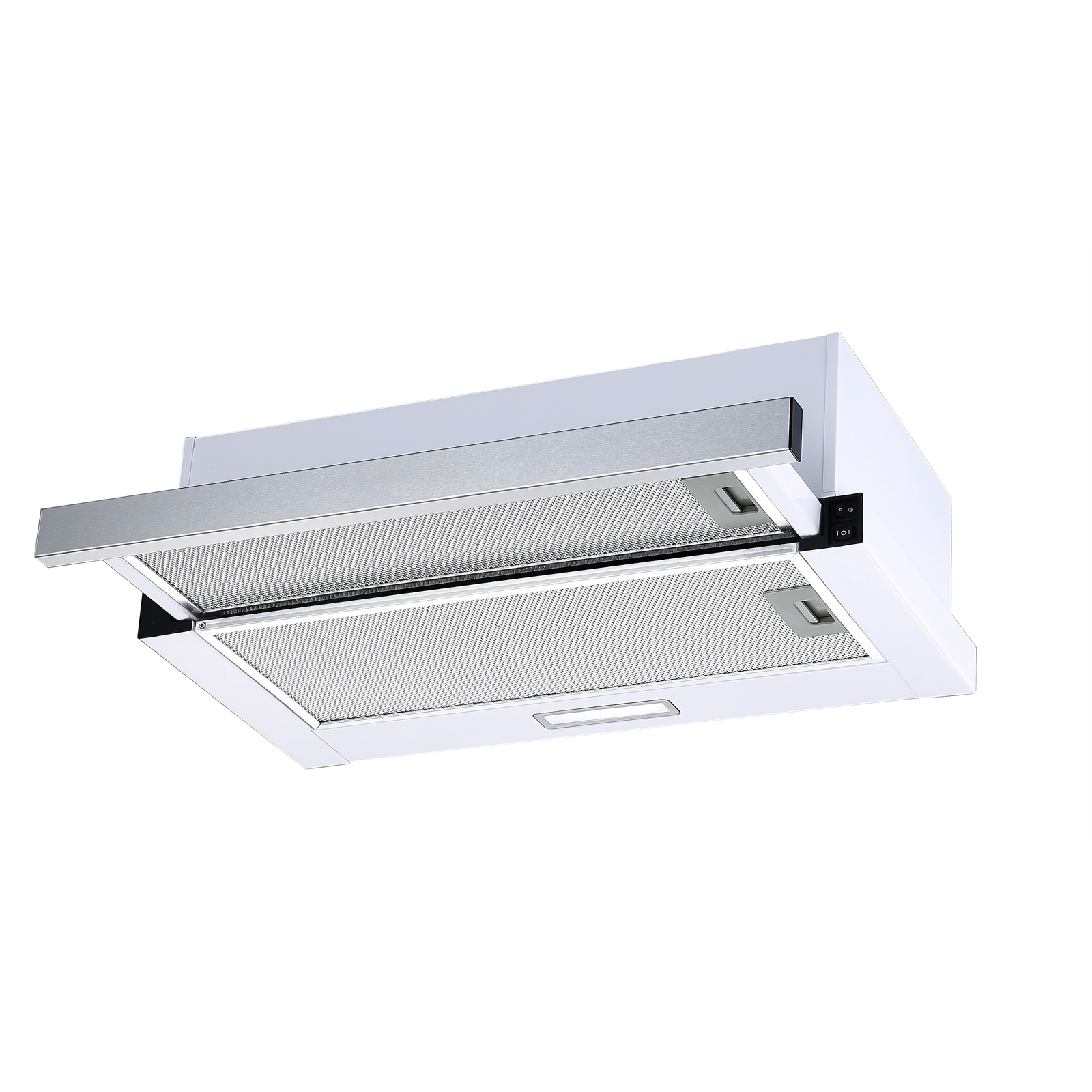 Bellini 60cm White Slide Out Rangehood Bunnings Australia