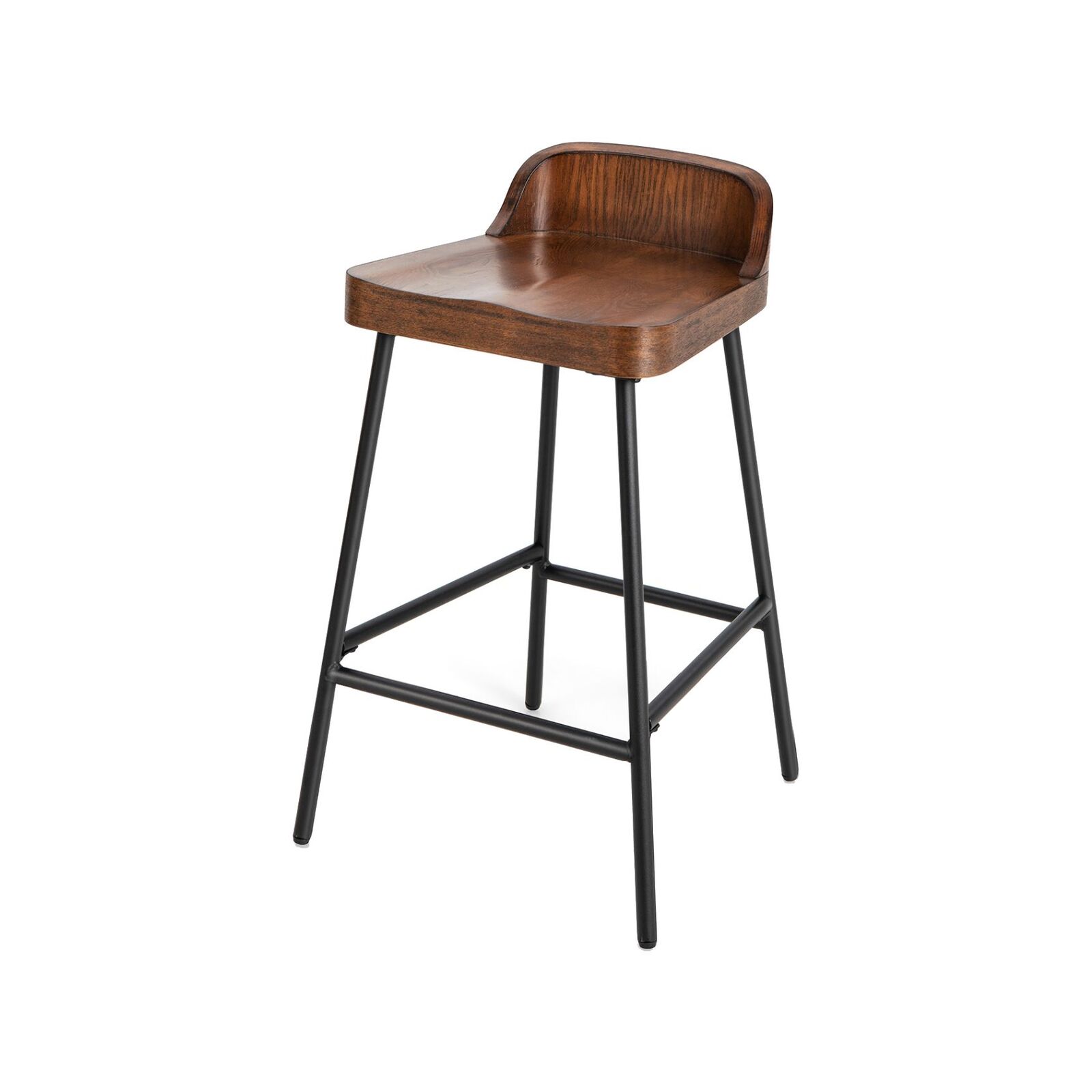 Costway Industrial Bar Stools, Brown Bunnings Australia