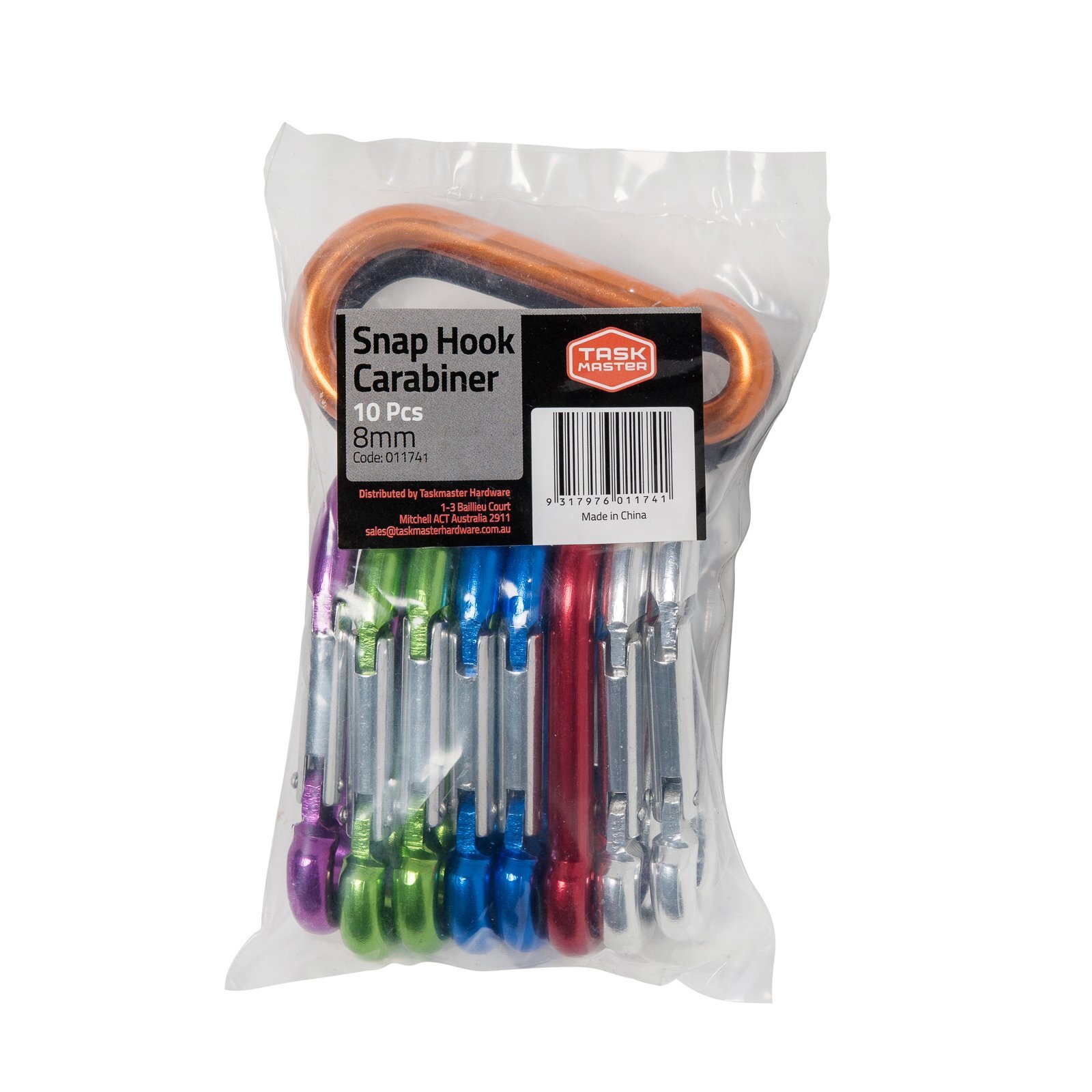 Taskmaster 8mm Snap Hook Carabiner 10 Pack Bunnings Australia