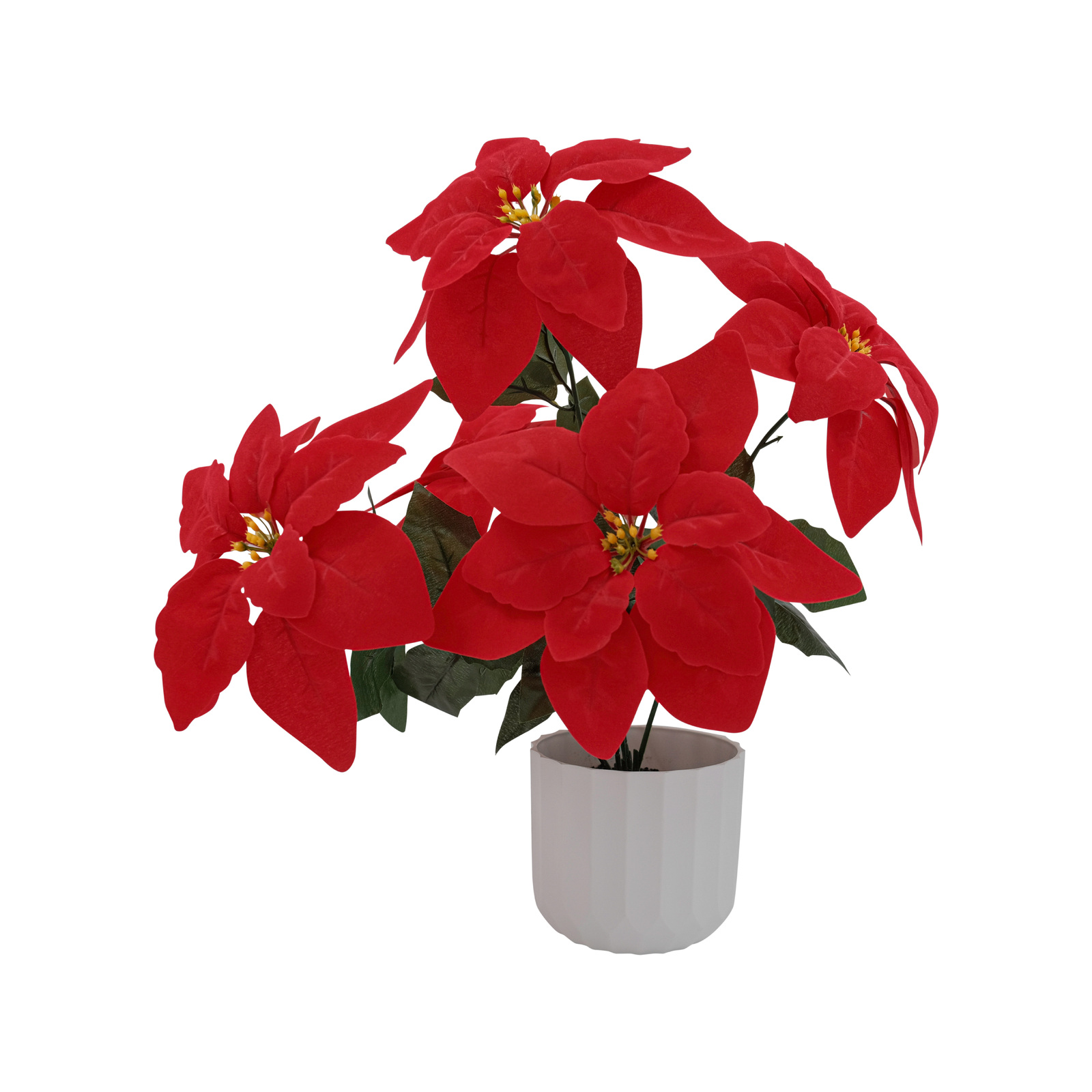 Un-Real 45cm Red Artificial Poinsettia - Bunnings Australia