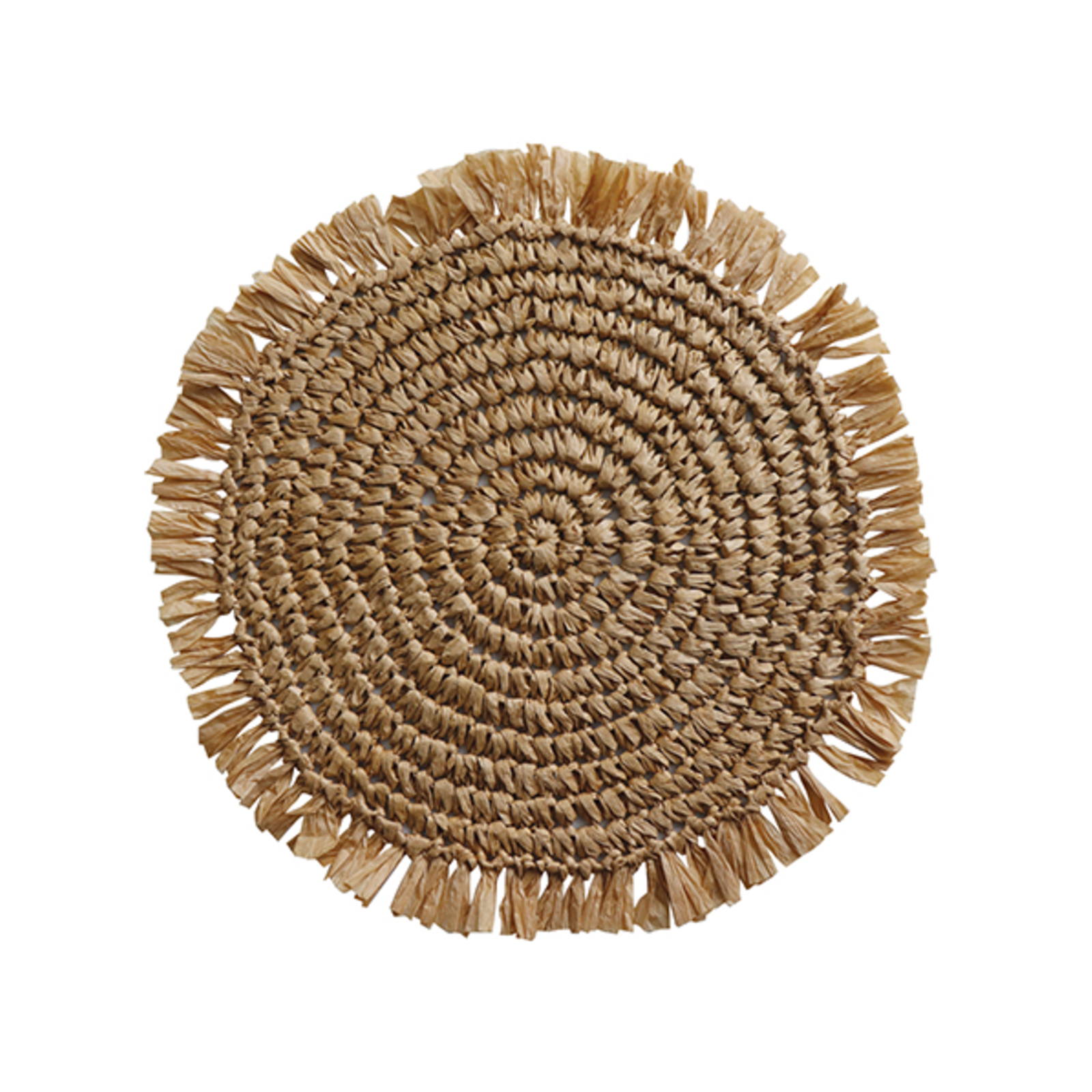 Fringe Natural Placemat Round - Bunnings Australia