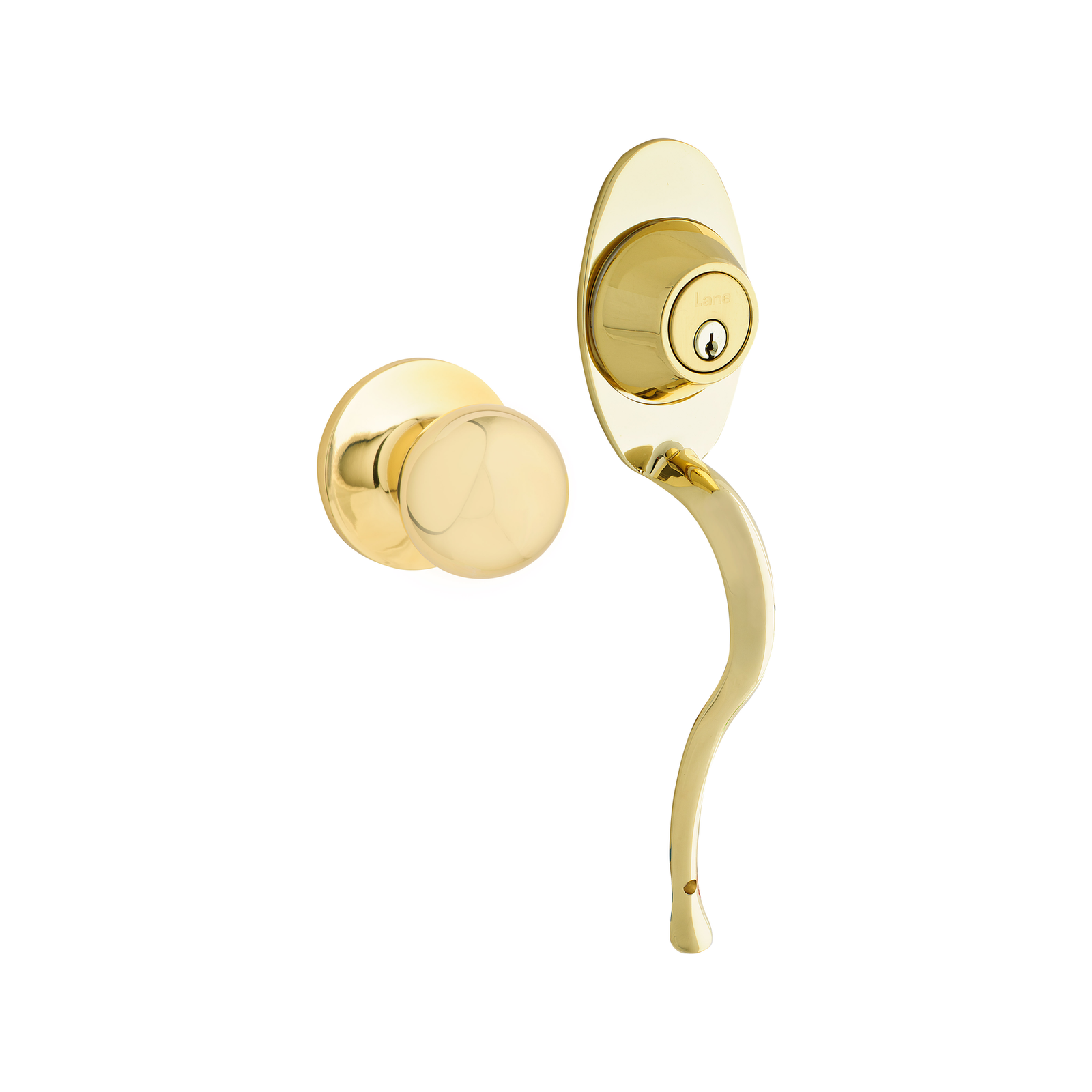 Lane Polished Brass Classic Handle Entrance Knob Bunnings Australia