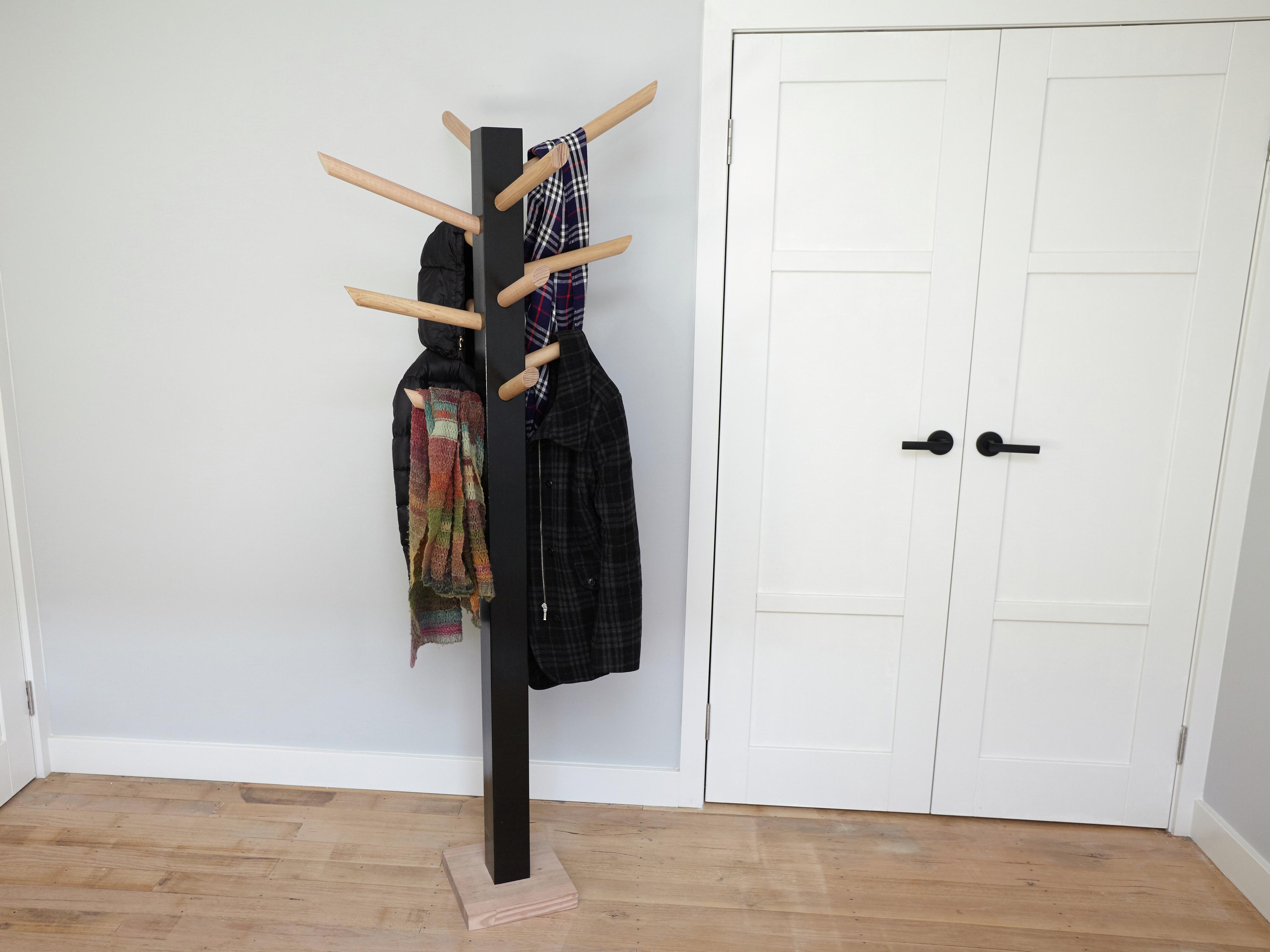 Woodsmith Magazine Flip-Down Coat Rack Plans