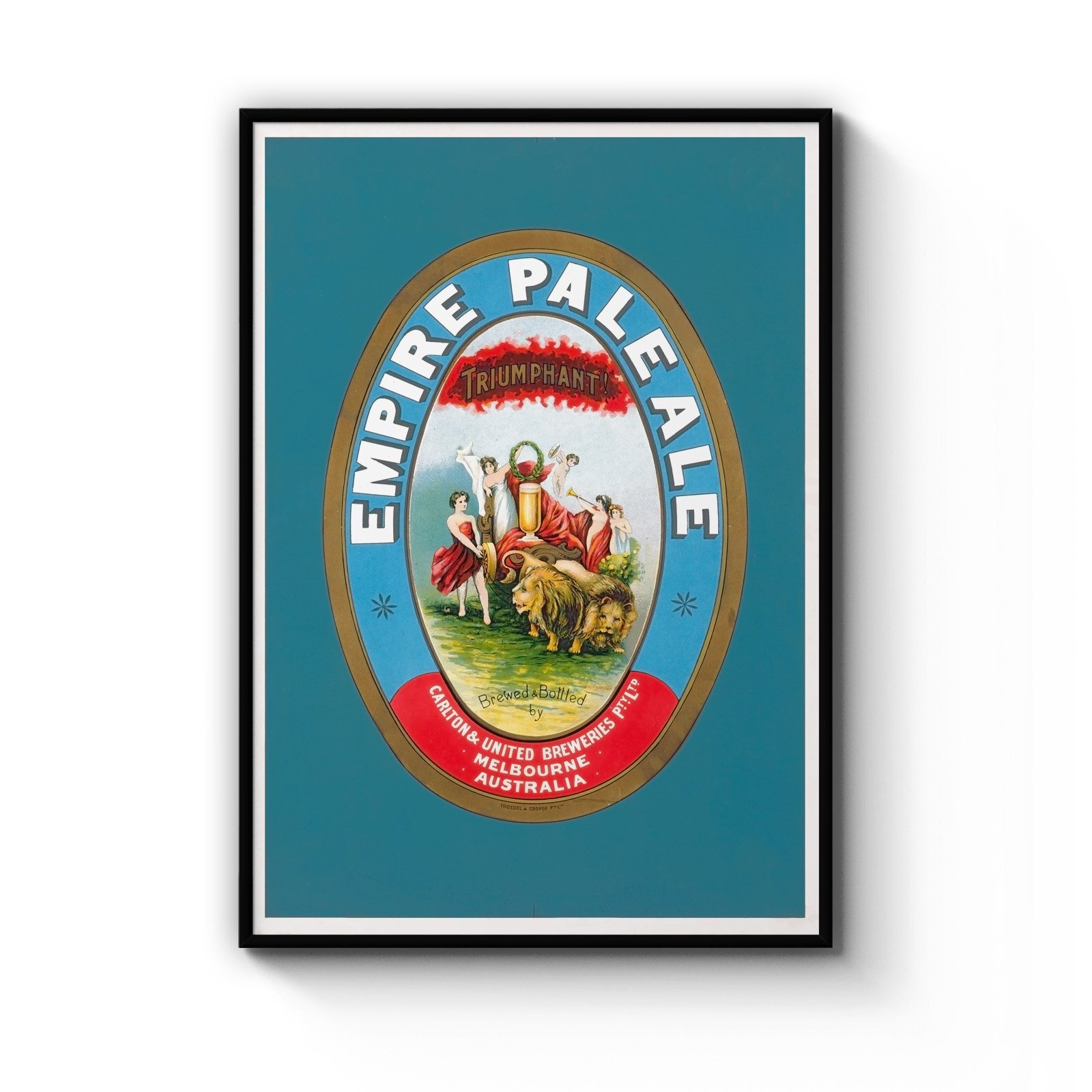 Empire Pale Ale Brewery Vintage Beer Wall Art Bunnings Australia