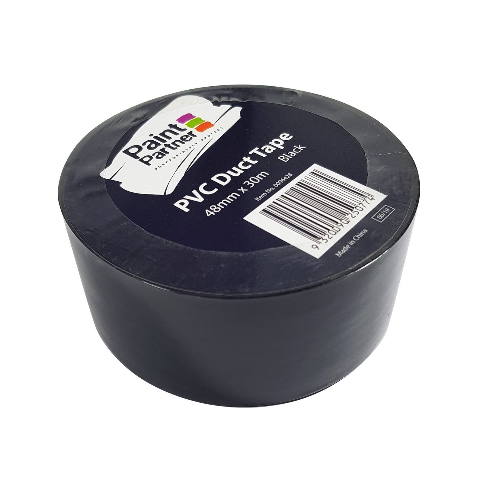 Paint Partner 48mm x 30m Black PVC Duct Tape Bunnings Australia