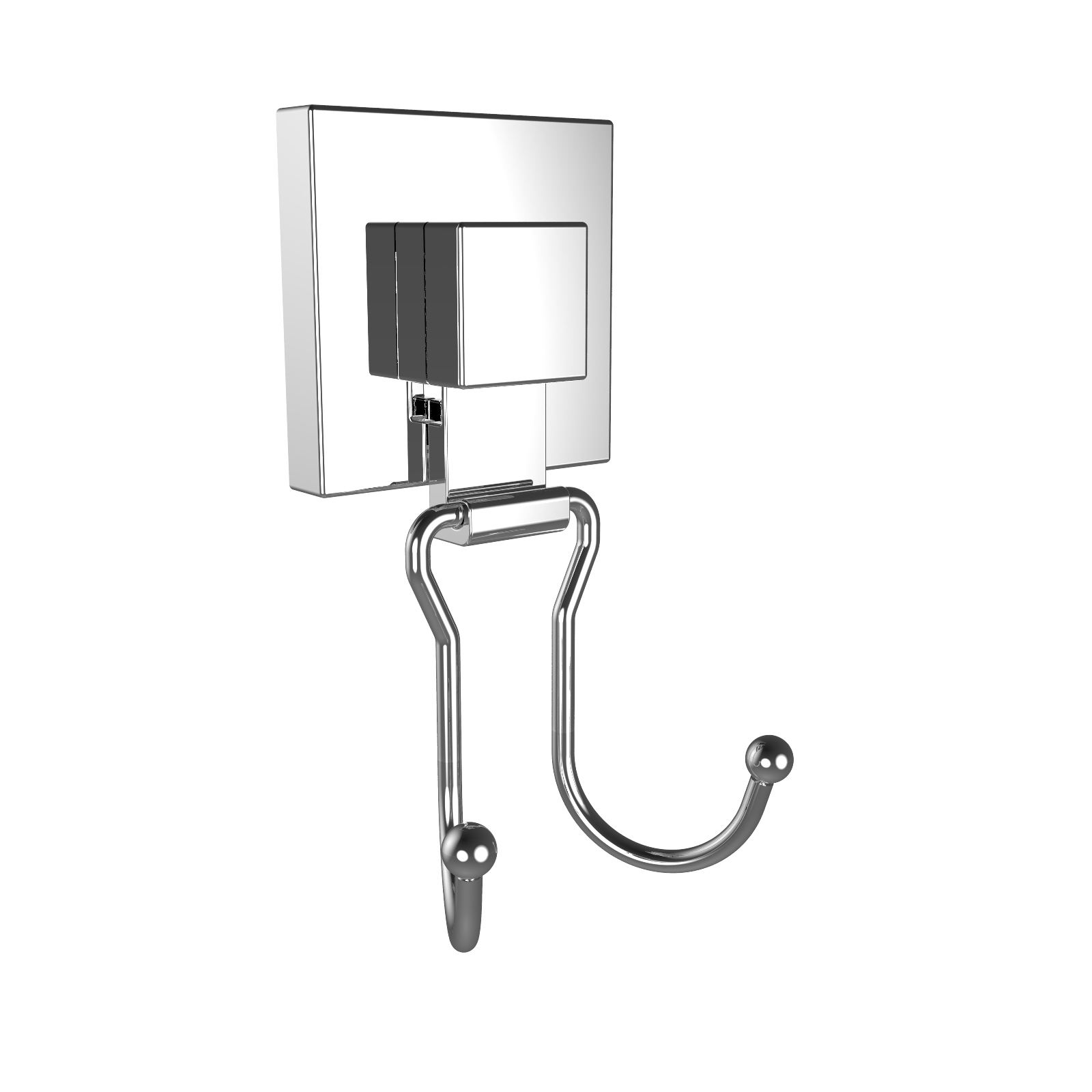 FusionLoc 13kg Utility Double Hook Suction Bathroom Accessory