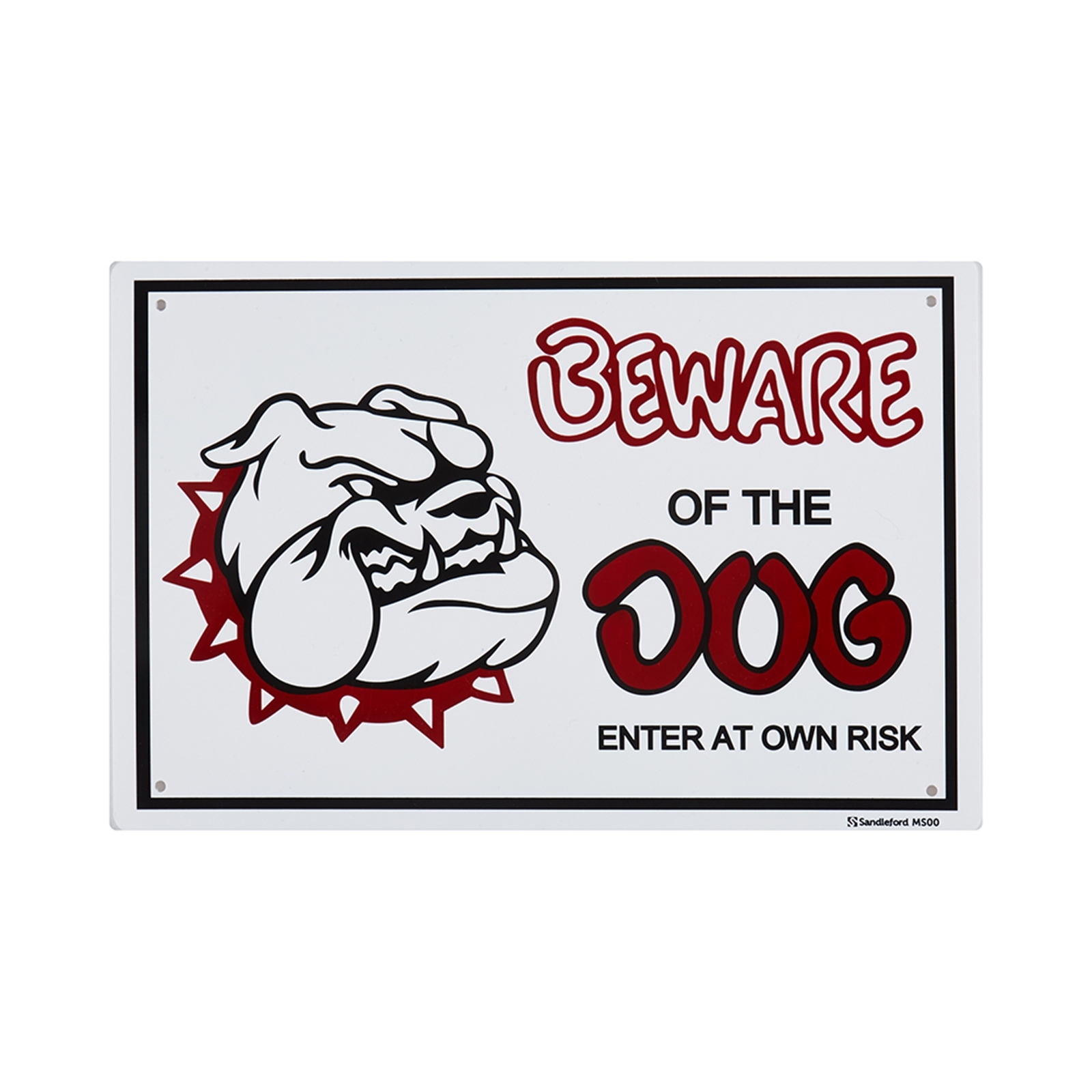 Sandleford 300 x 200mm Plastic Beware Of Dog Sign - Bunnings Australia