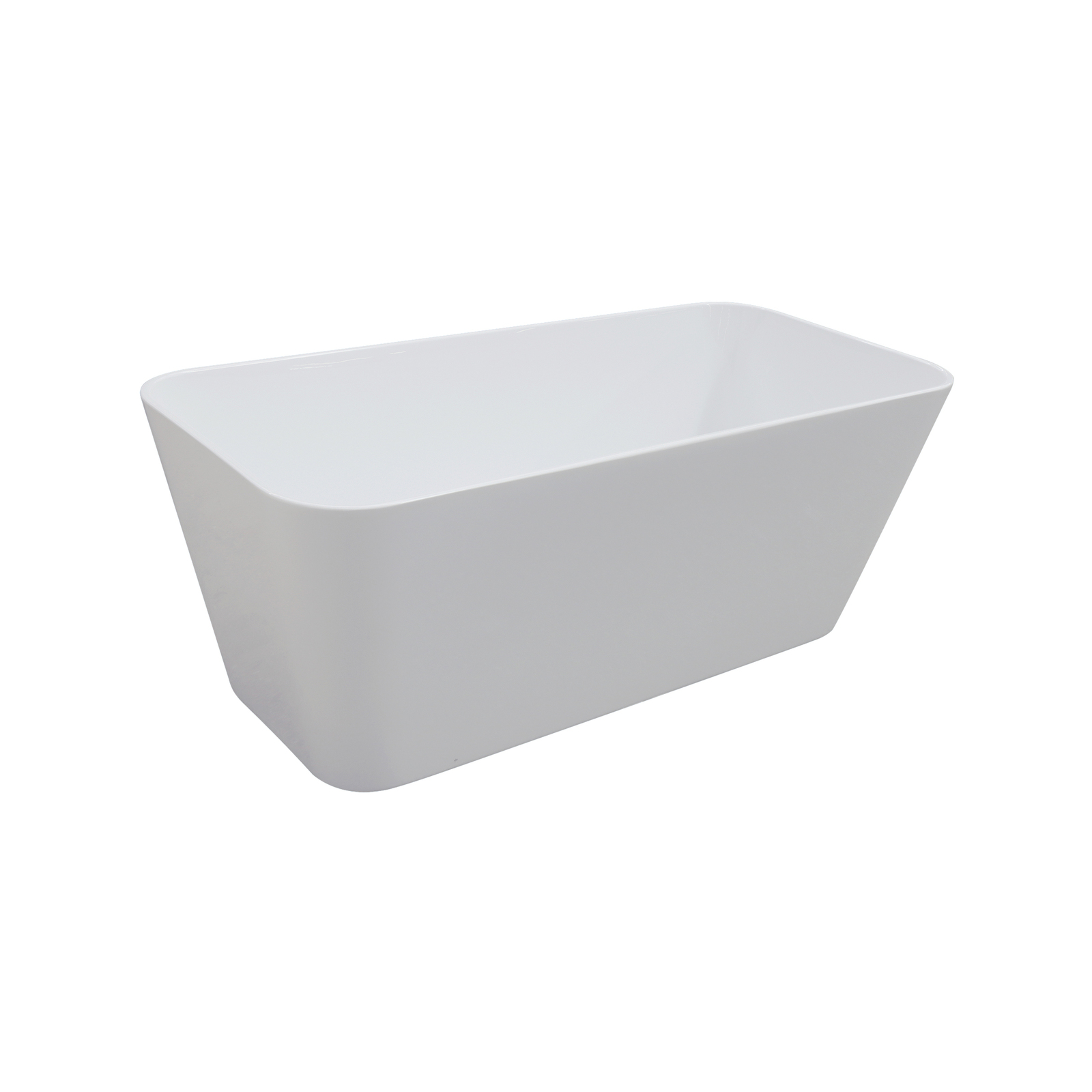 Mondella 1500mm Freestanding Thin Edge Soft Square Bathtub Bunnings